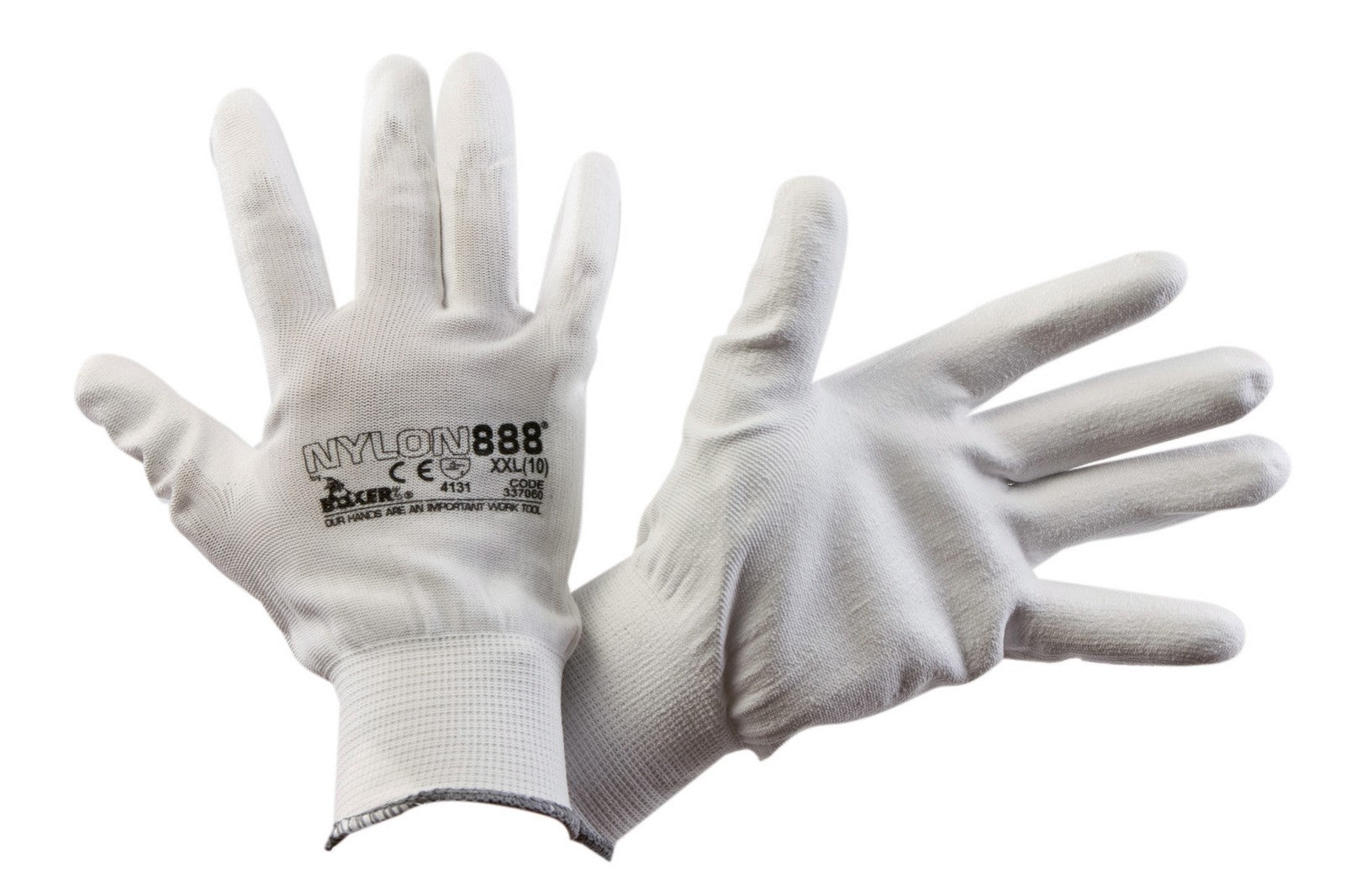 12paia guanti nylon/888 palmo poliuretano tg.10 cod:ferx.10084