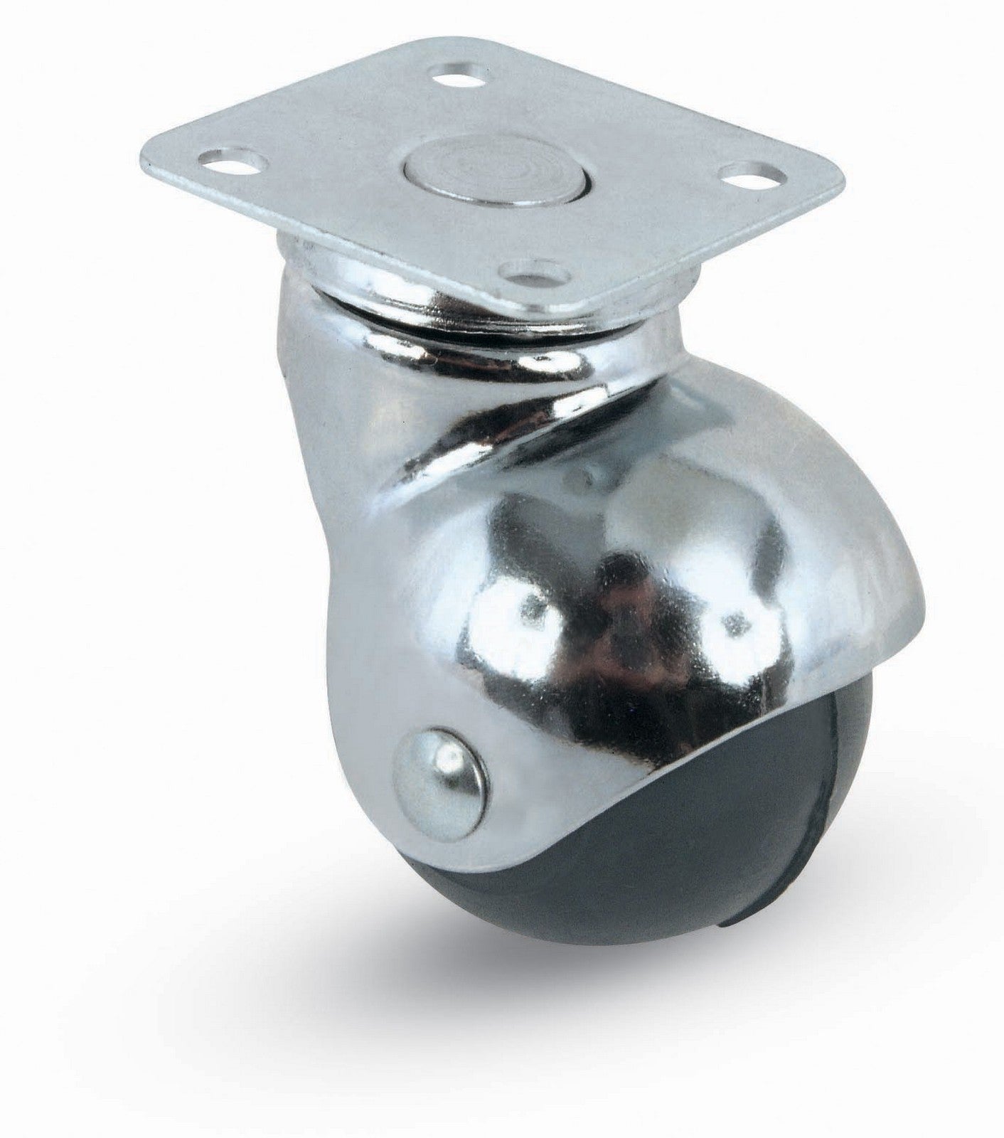 24pz ruota mobile in gomma diametro 30 mm con piastra cod:ferx.11157