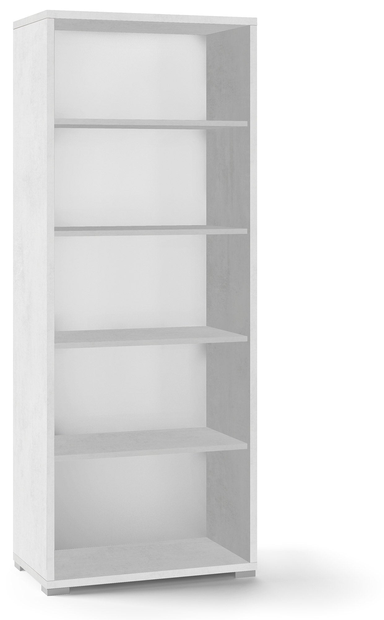 Libreria a Giorno 71x182x41 cm Ossido Bianco