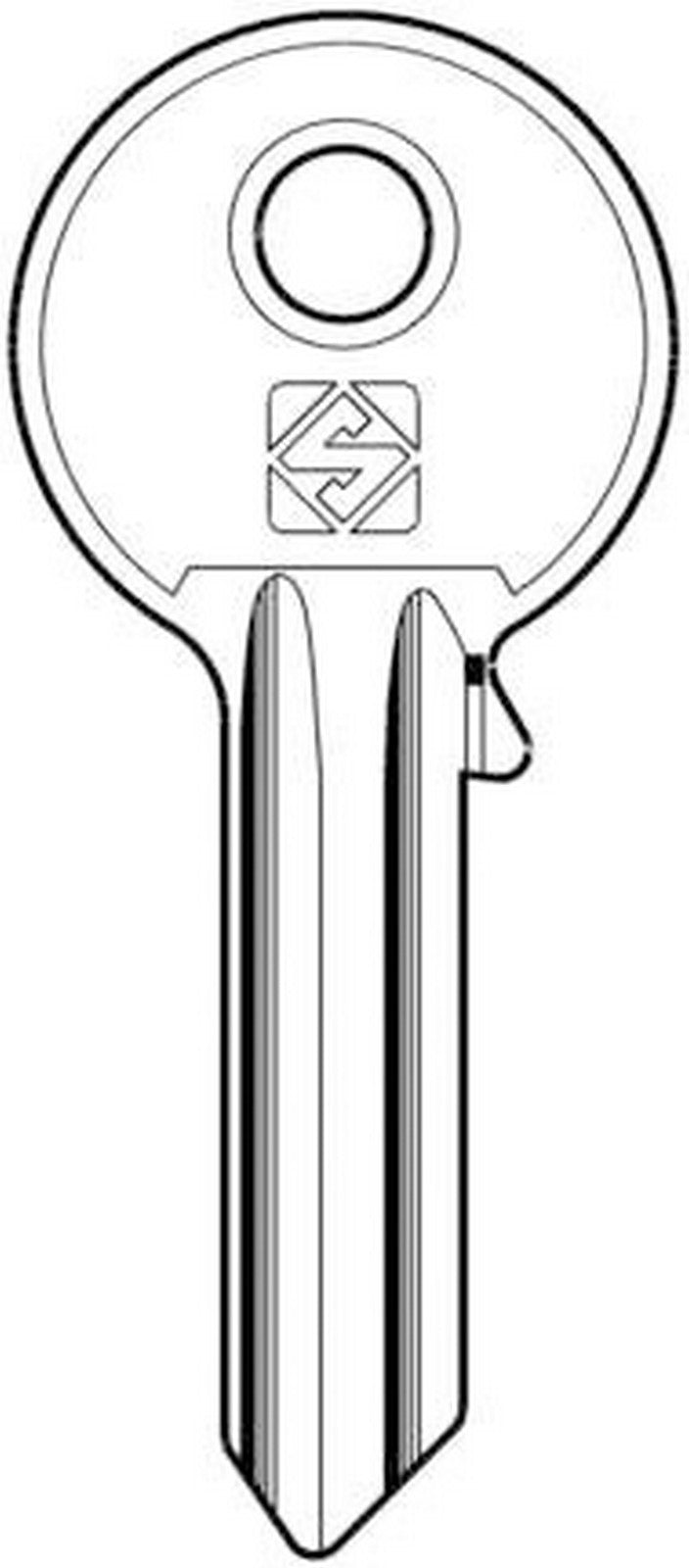 100pz chiavi silca art. ul051 asc gr.1 cod:ferx.11781