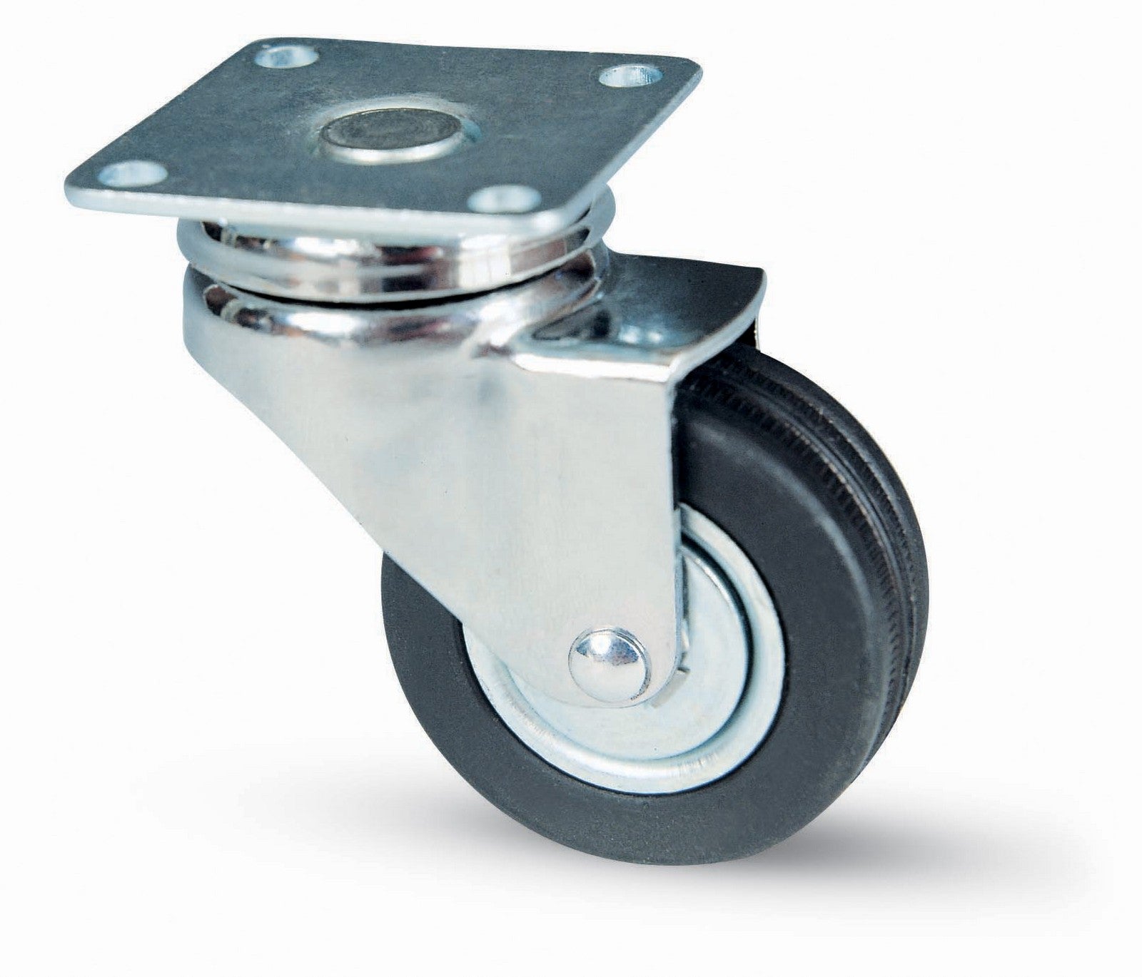 12pz ruota con cuscinetto per mobile art. 150 diametro 50 con piastra cod:ferx.11980