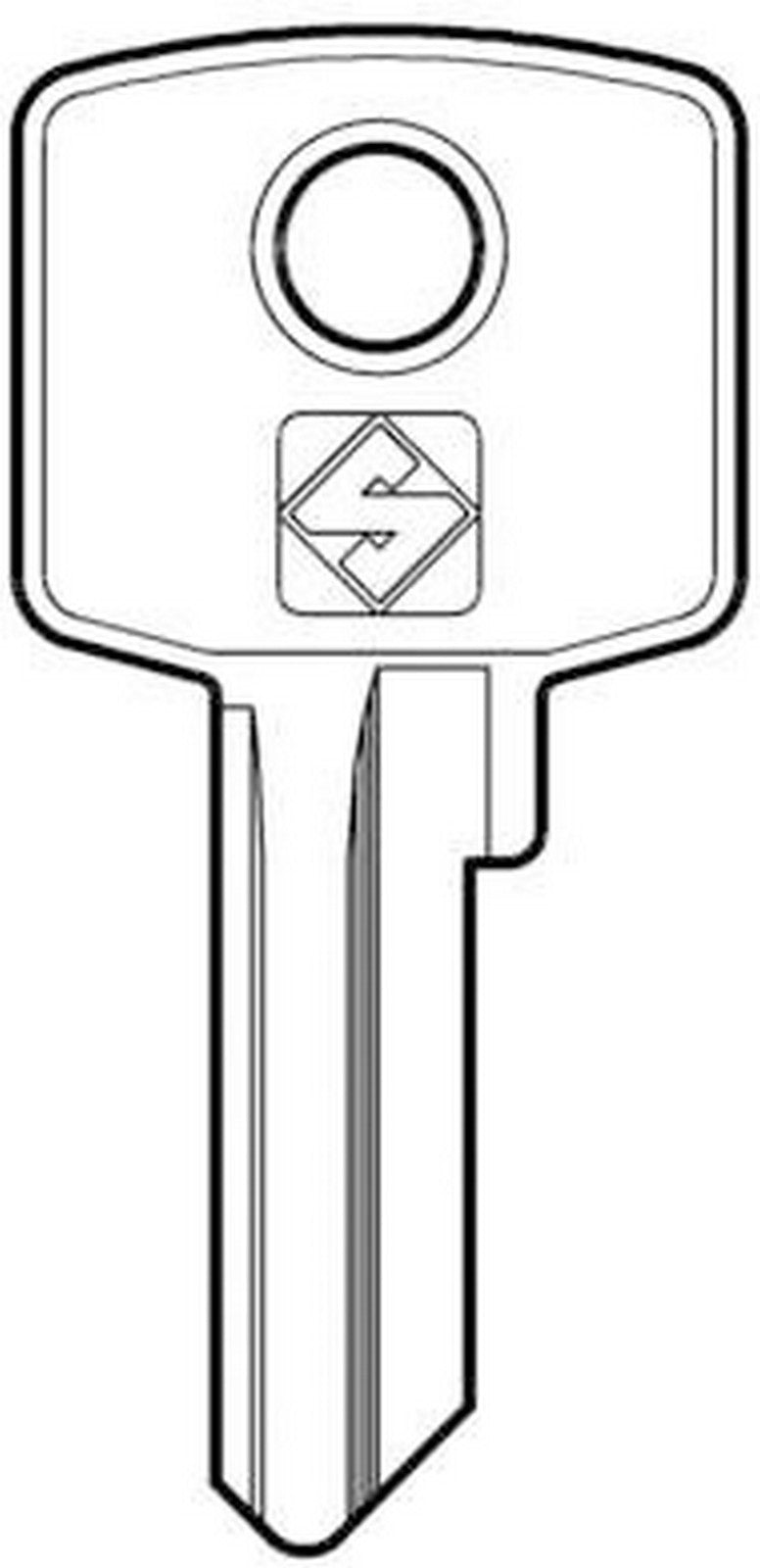 20pz chiavi silca art. cis2 asc gr.2/3 cod:ferx.12194
