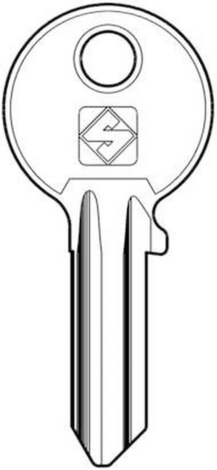 100pz chiavi silca art. cs204 olc gr. 2/2 cod:ferx.12259