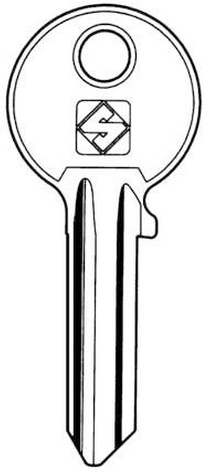 100pz chiavi silca art. cs206 asc gr. 2/2 cod:ferx.12262