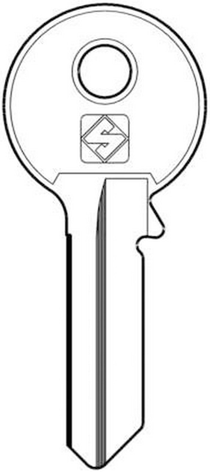 100pz chiavi silca art. vi080 asc gr. 2/2 cod:ferx.12401