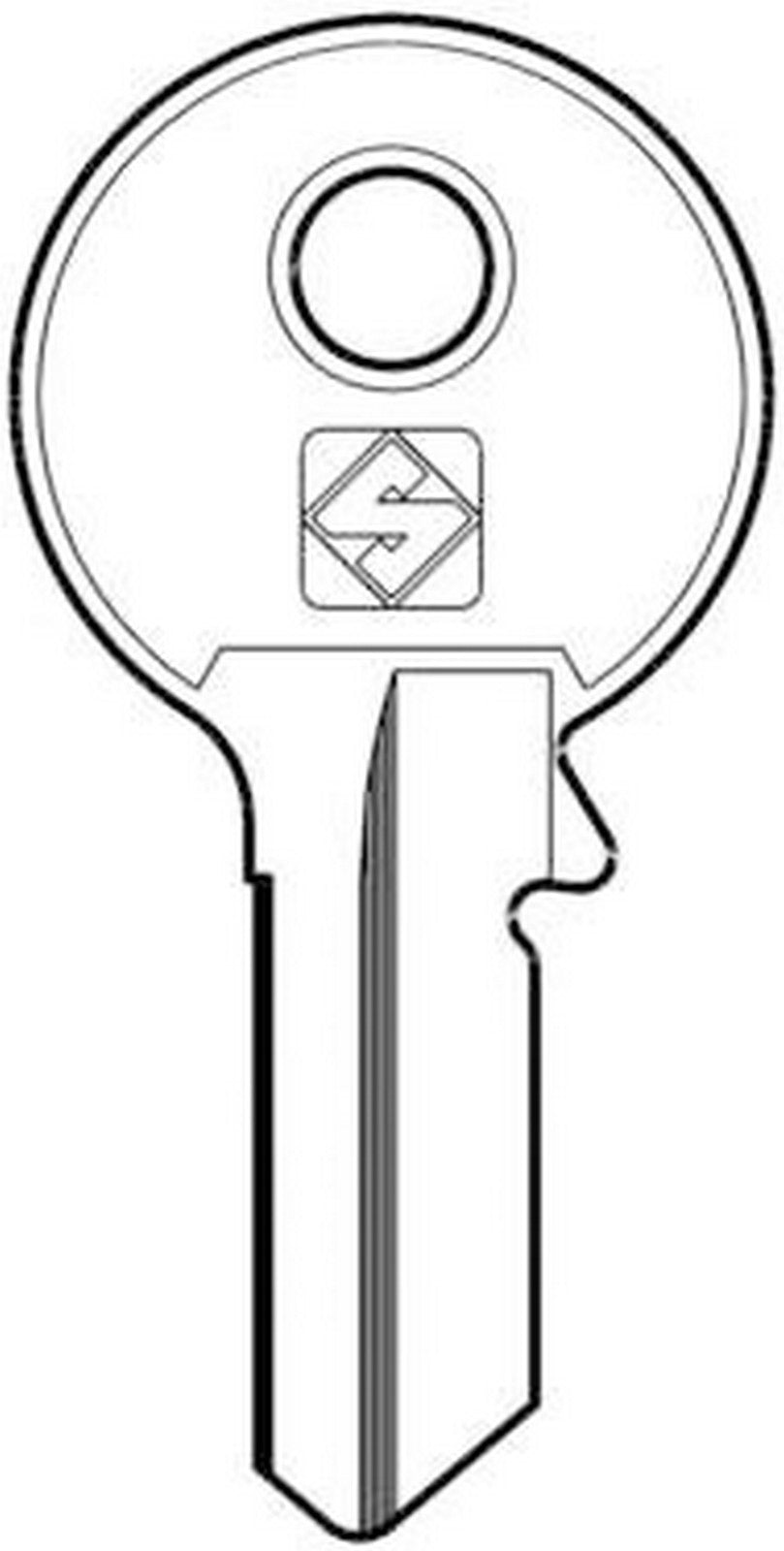 20pz chiavi silca art. vi082 olc gr. 2/2 cod:ferx.12458