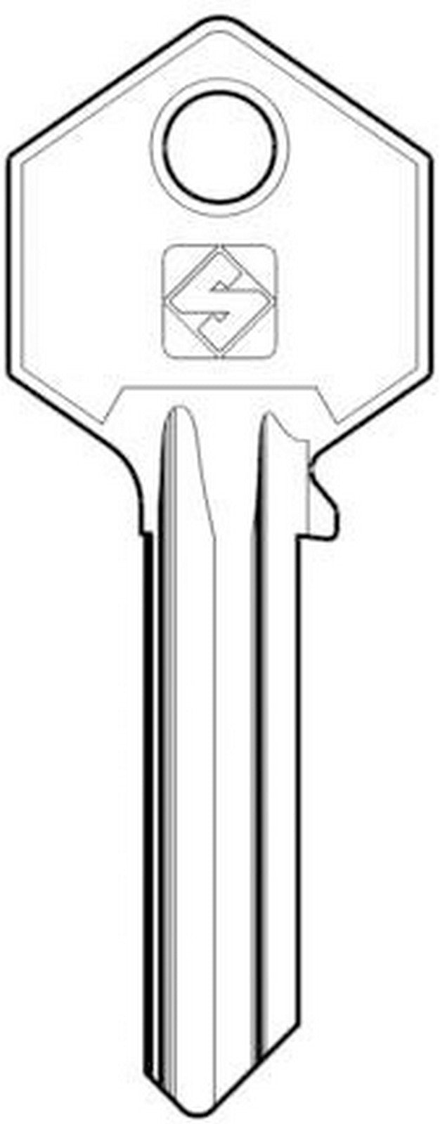 100pz chiavi silca art. ya31 asc gr.2/2 cod:ferx.12618