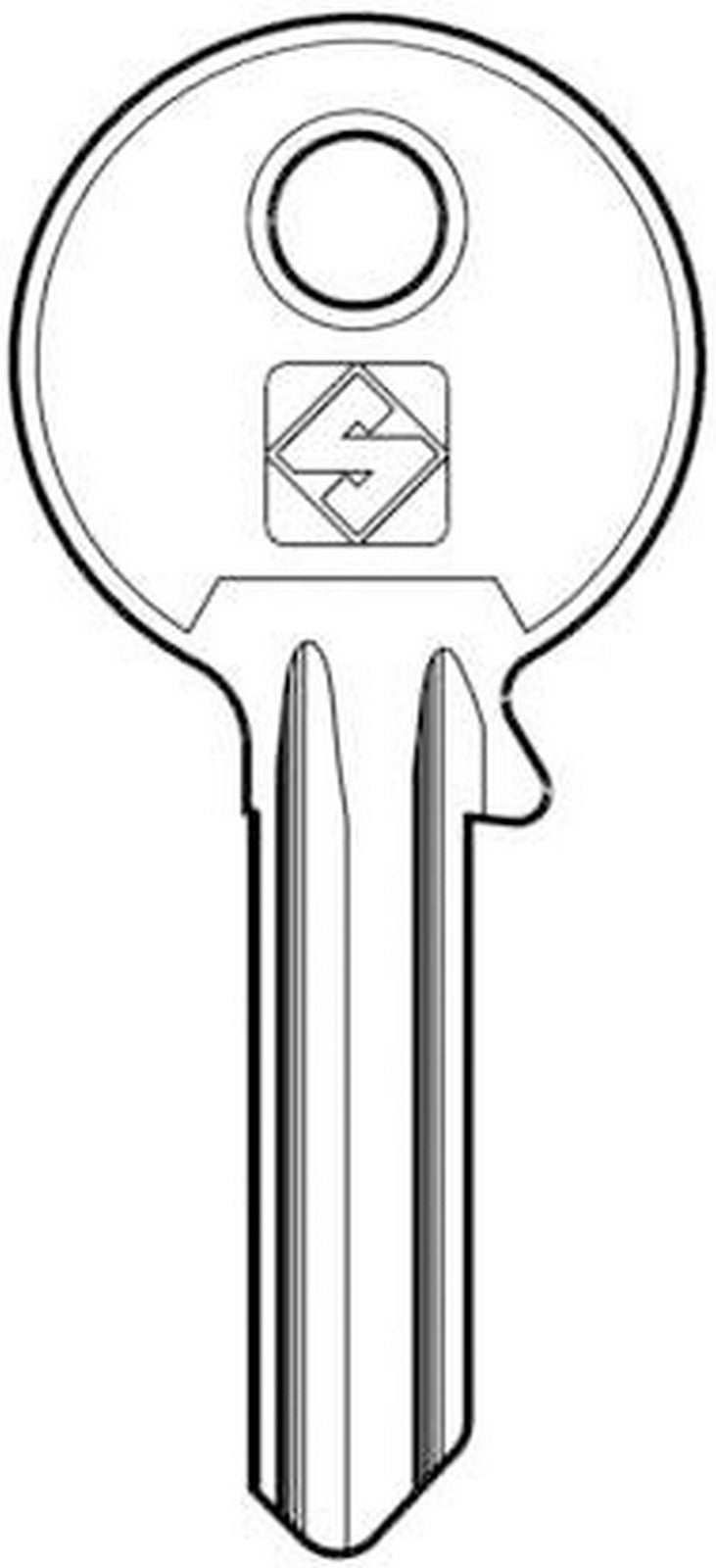 100pz chiavi silca art. cc1 asc gr.2/2 cod:ferx.12888