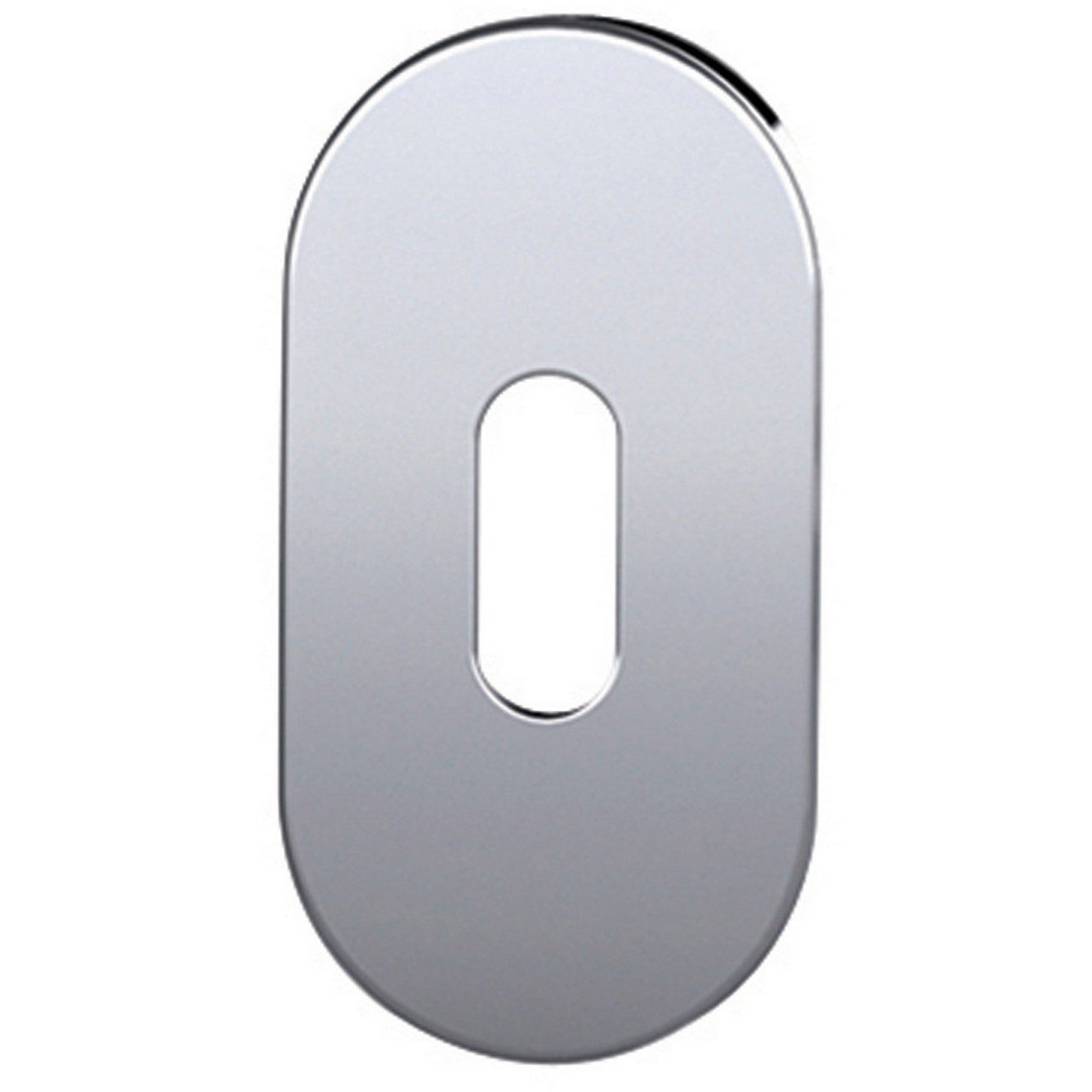 10pz bocchetta ovale bassa(mm6) inox satinato foro patent cod:ferx.12994