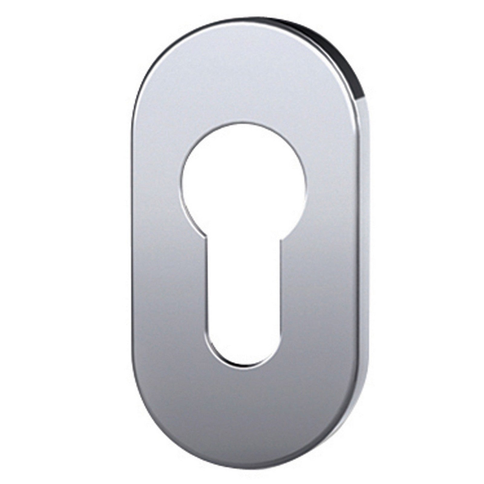 10pz bocchetta ovale bassa(mm6) inox satinato foro yale cod:ferx.12997