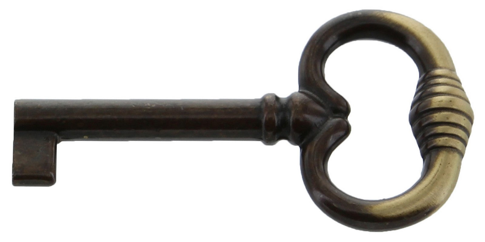 25pz chiave antichizzata art. 33708 dimensioni mm35x62 finitura bronzo sfumato cod:ferx.162