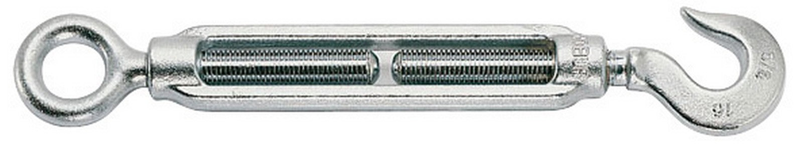 20pz tenditore occhio/gancio n. 8 "robur" gr.5/16 cod:ferx.1659