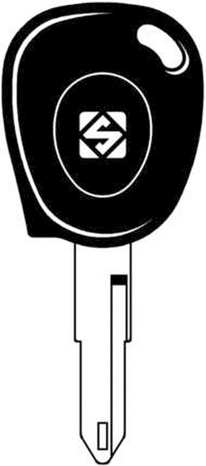 2pz chiave transparente vuota silca ne73te gr.96 cod:ferx.17182