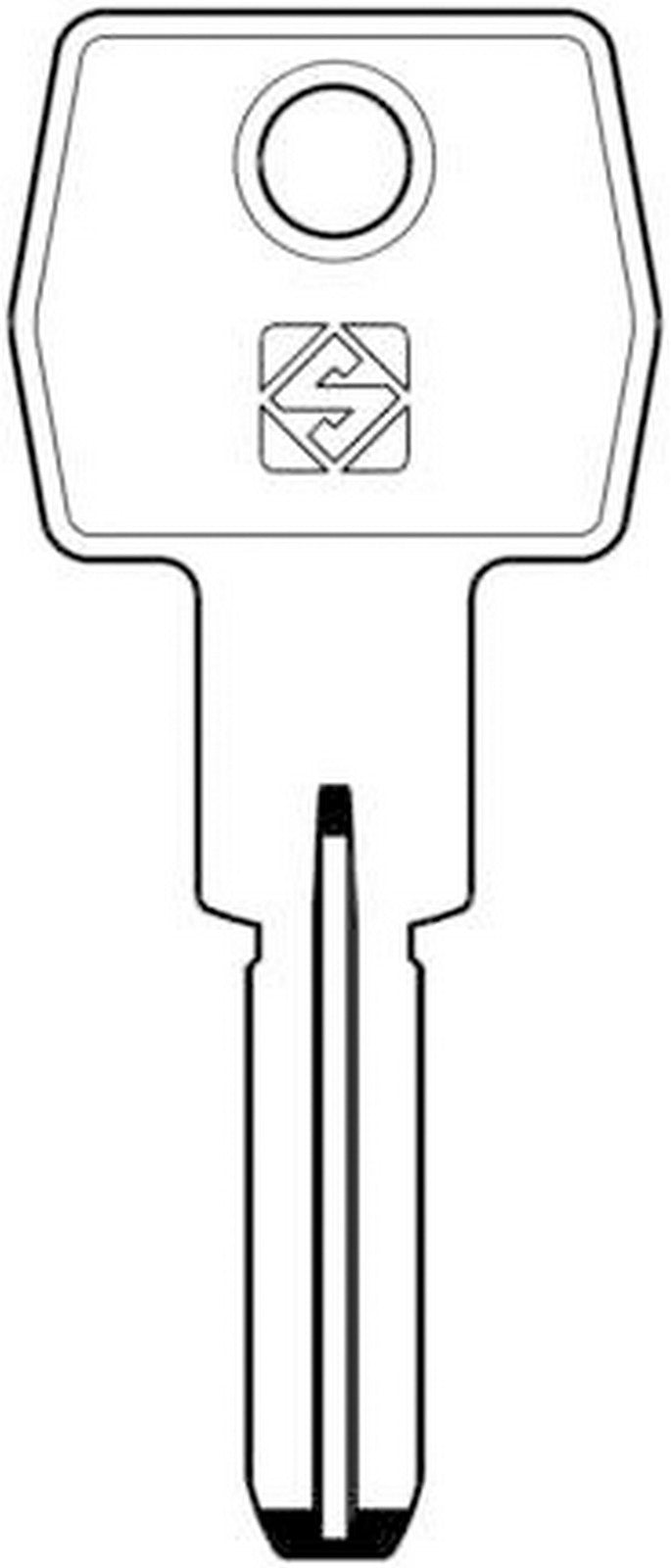 10pz chiavi punzonate silca art. agb5 gr.6/1 olc cod:ferx.192