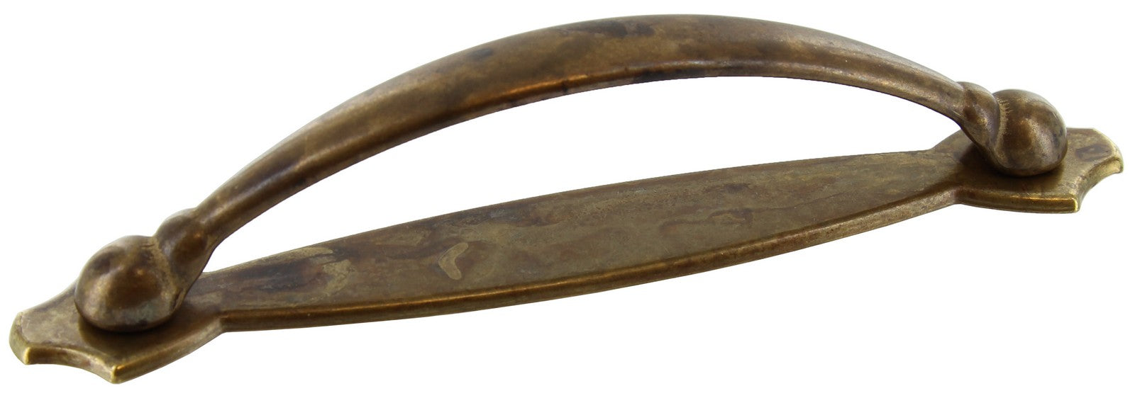 25pz maniglia antichizzata art.18900 mm.128 ottone antico cod:ferx.20436