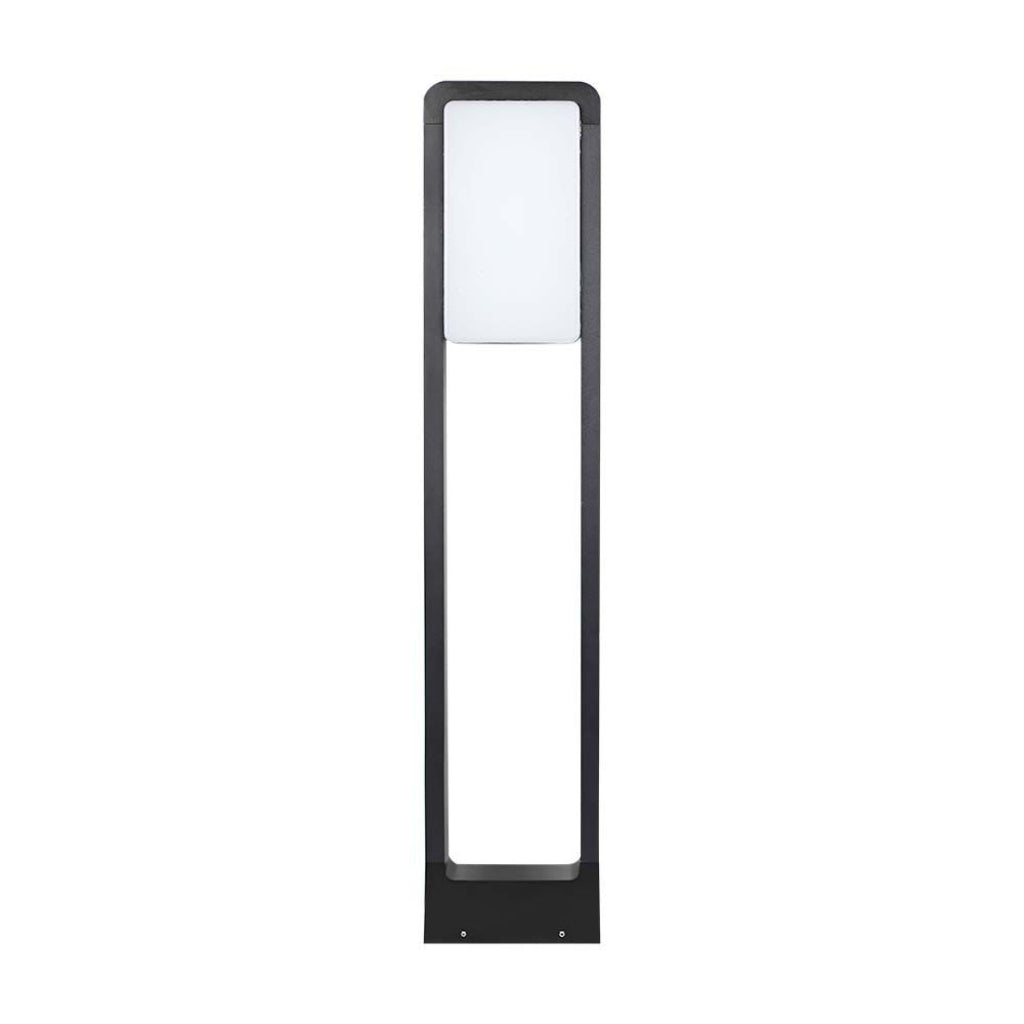 Lampada a bollard a LED da 10 W con Samsung Chip 4000K IP65 Black Body