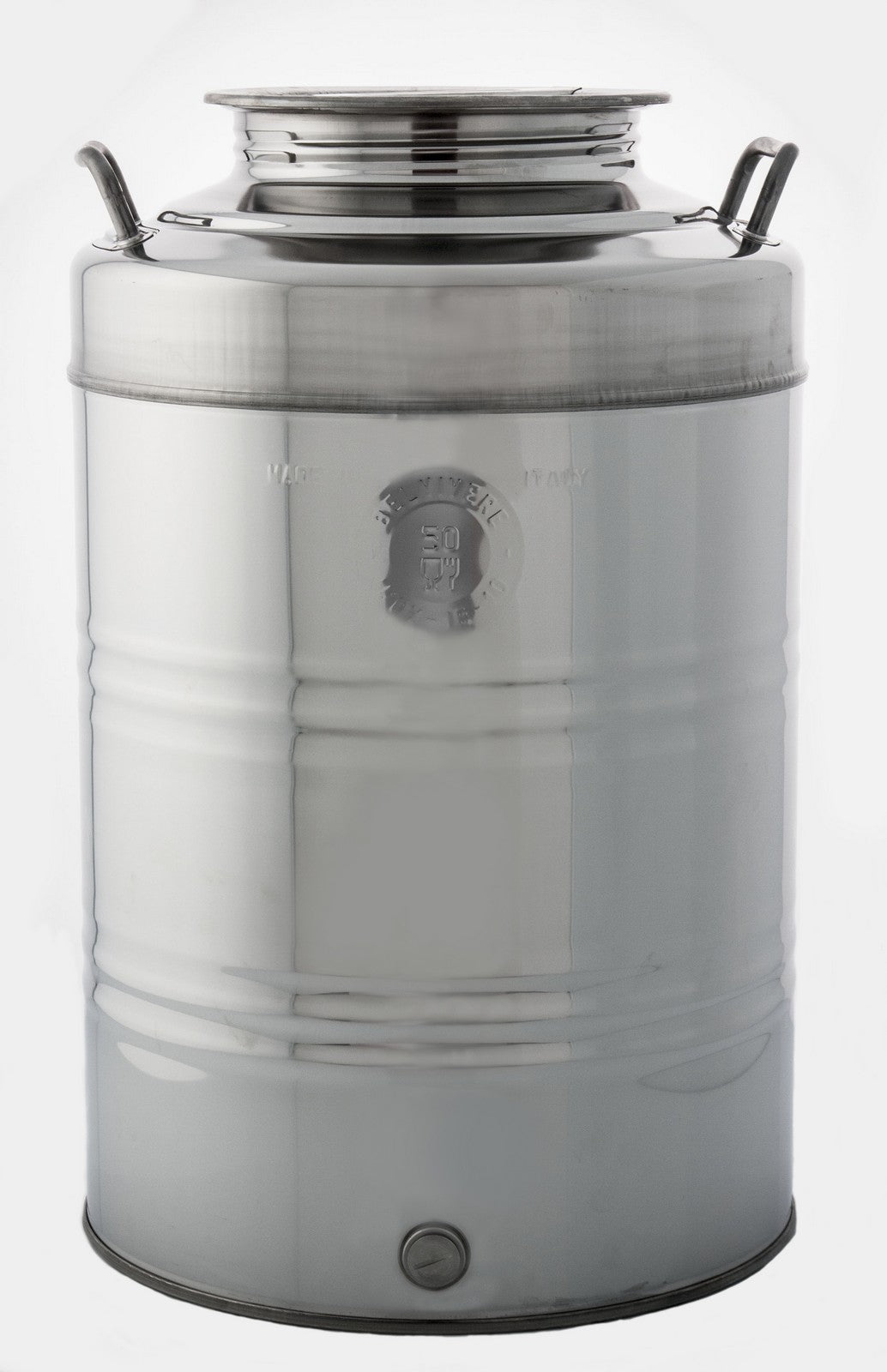 contenitore acciaio inox x olio lt.50 alto cod:ferx.22999