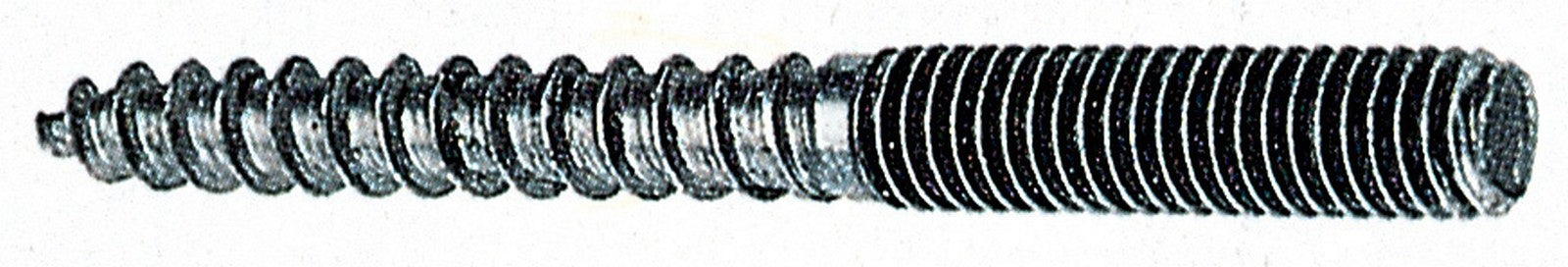 200pz vite 2 filetti x metallo e legno m6 x 70 zincato cod:ferx.23086