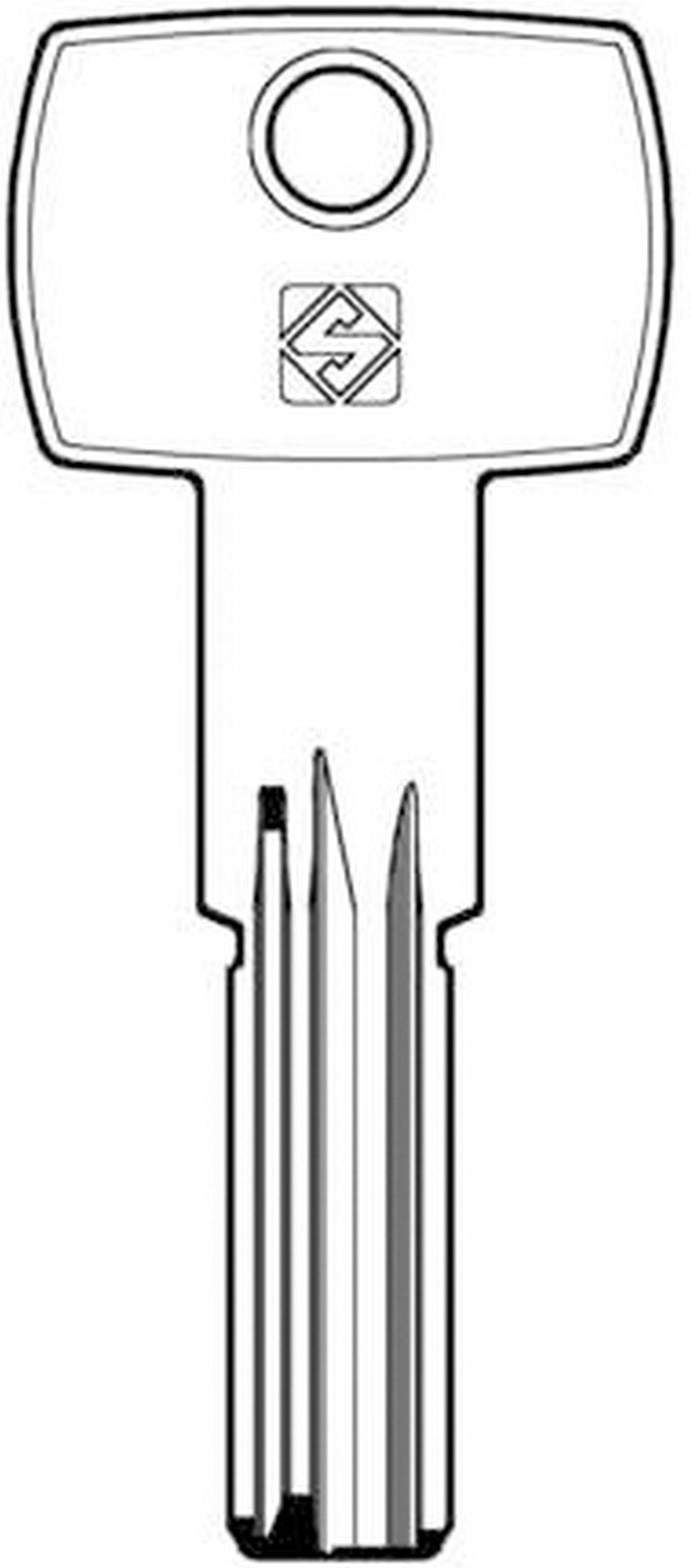 10pz chiavi punzonate silca art. agb8 gr.6/1 olc cod:ferx.233