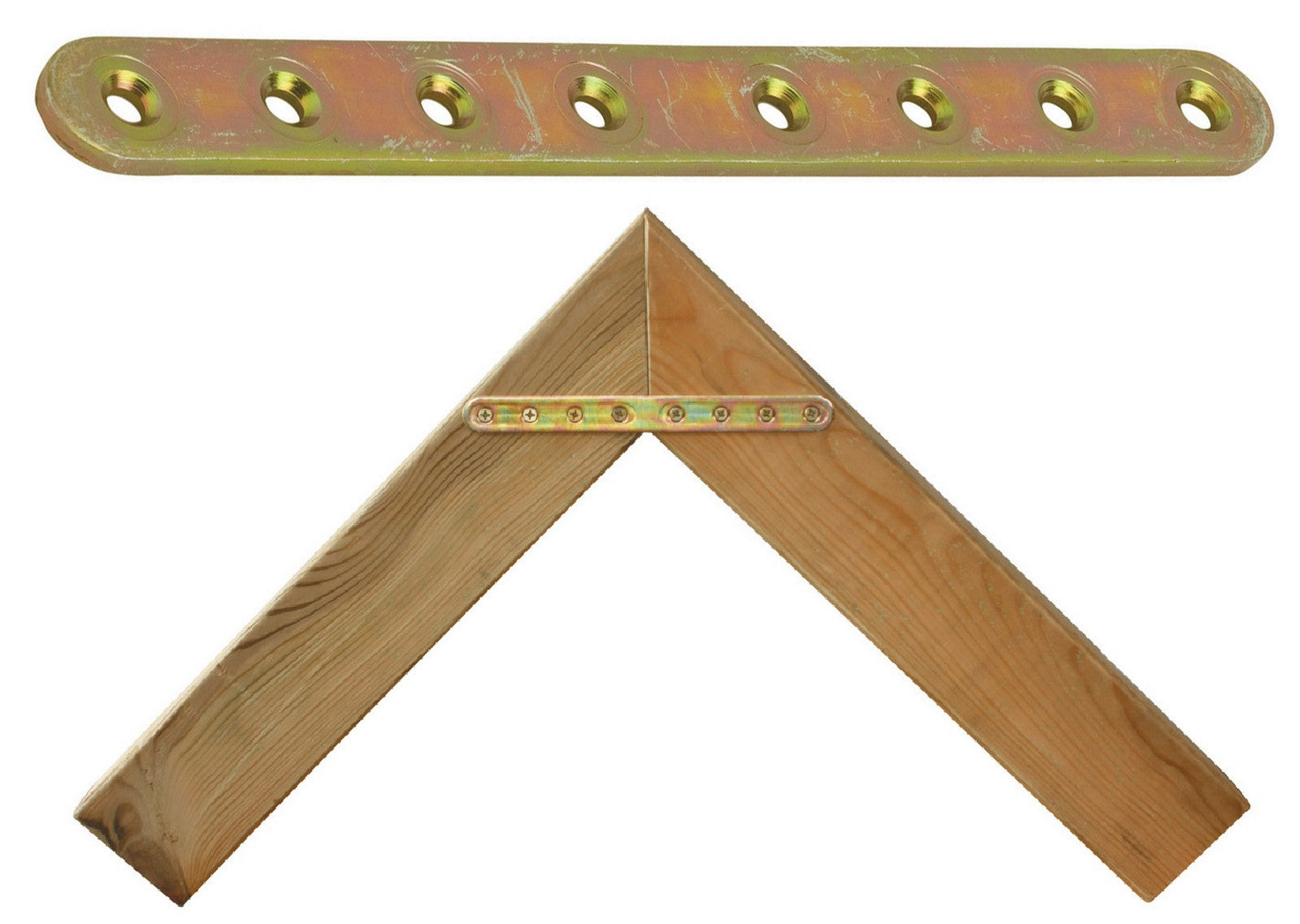 50pz piastra diritta in acciaio tropicalizzato mm 2,5x20x100 cod:ferx.2391