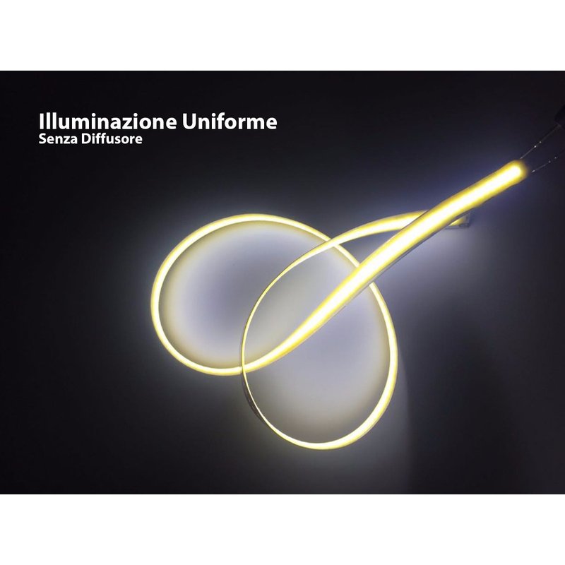 24V Bobina Striscia LED COB 14W/M 120LM/W 1700LM/M CRI 90 Bianco Freddo 6000K 5 Metri IP20 No Puntini