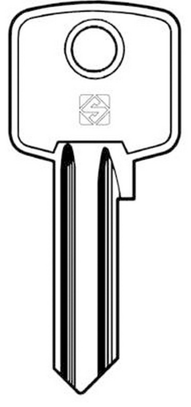 10pz chiavi silca art. cis5 olc gr.2/1 cod:ferx.25345