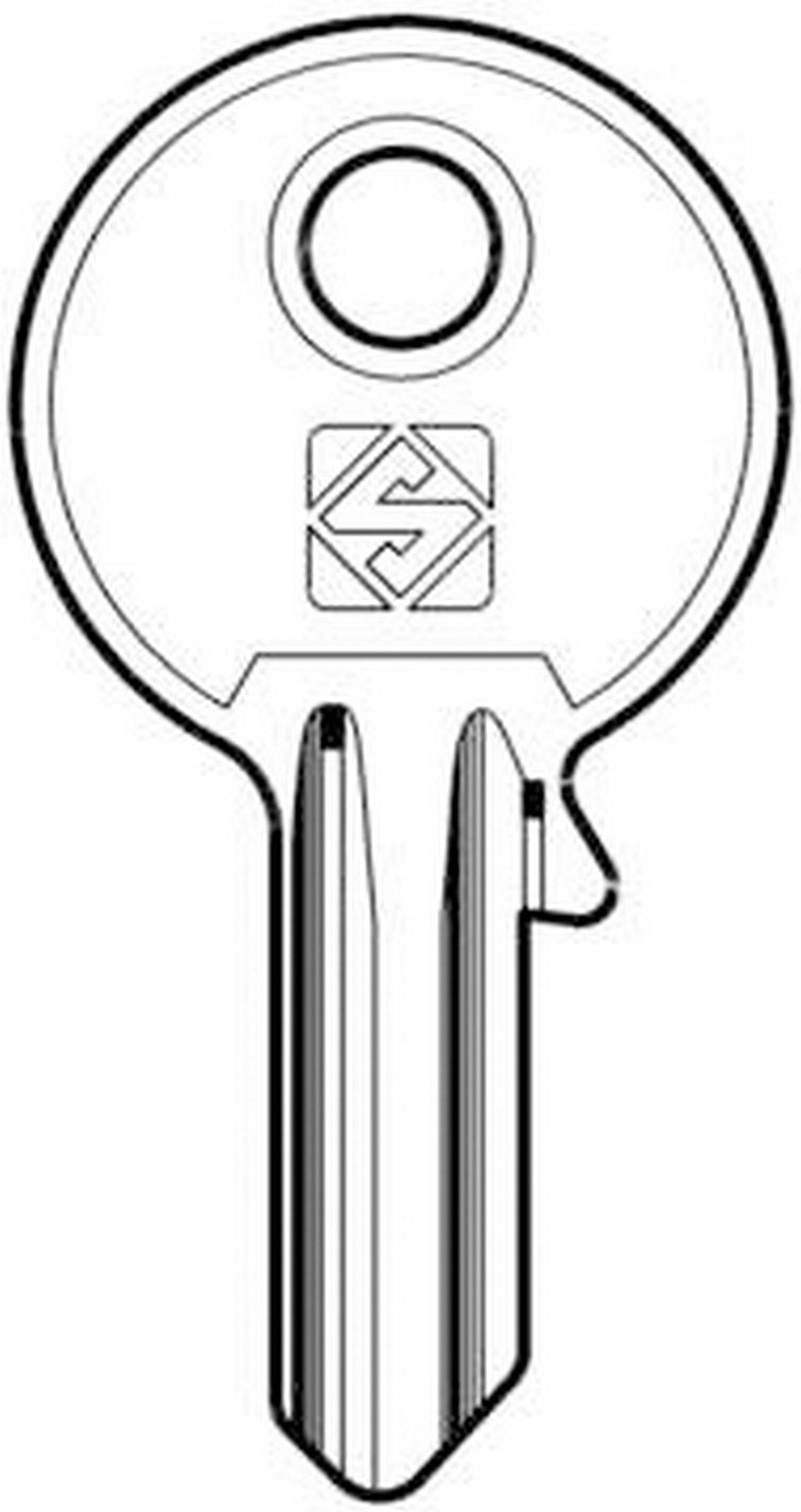 20pz chiavi silca art. ul057 asc gr.1 cod:ferx.25556