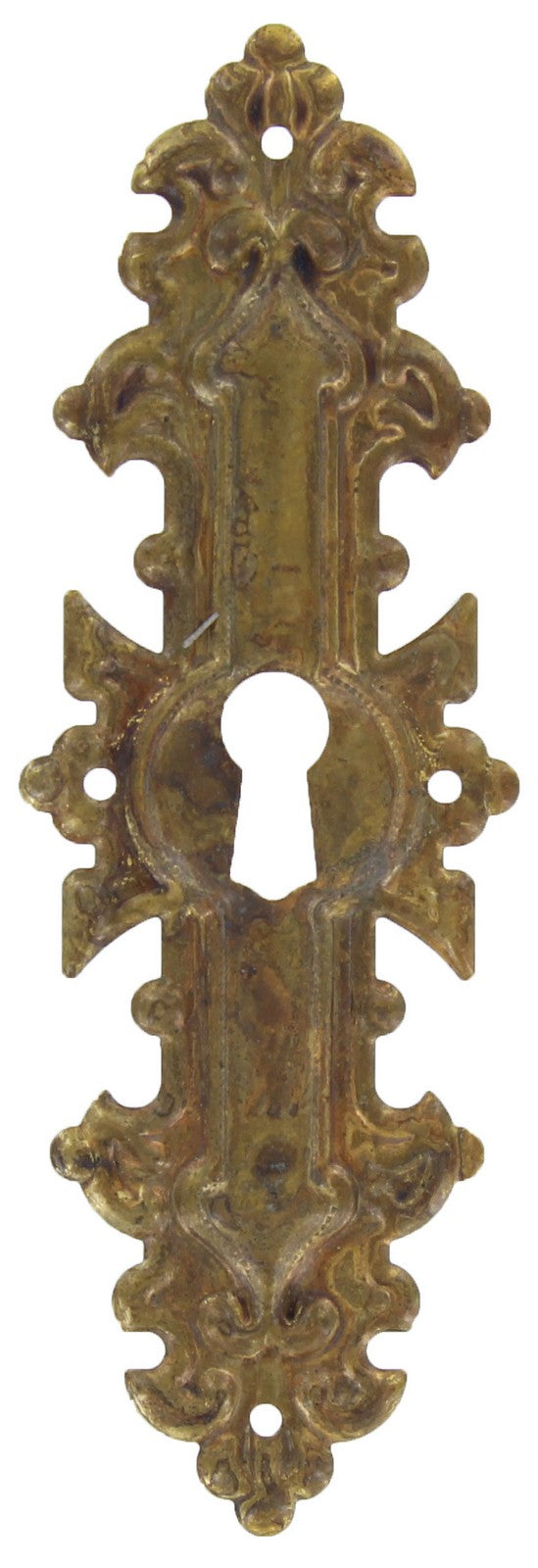 25pz bocchetta antichizzata art.30692 mm.38x114 ottone antico cod:ferx.26076