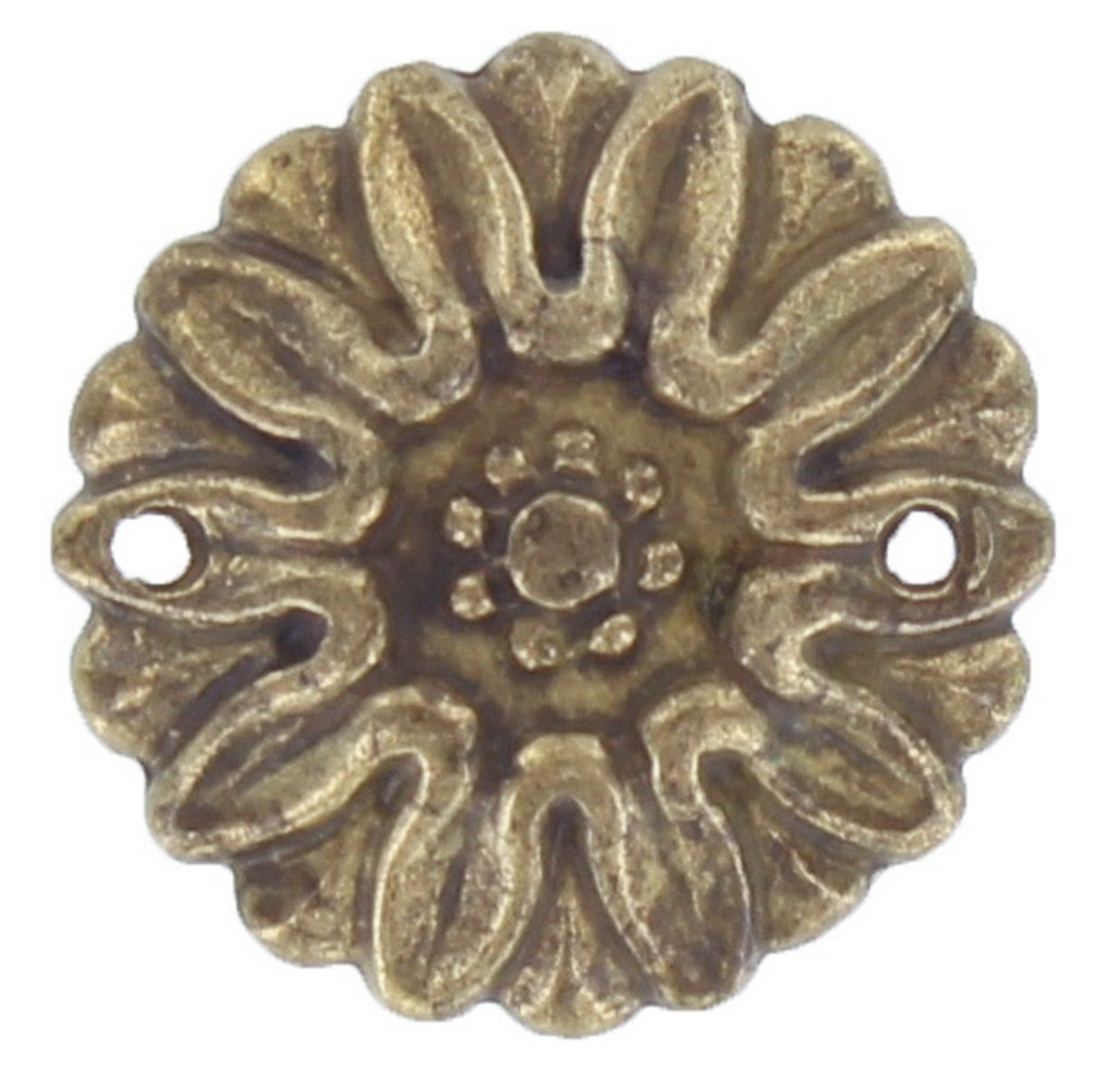 50pz borchia ottone art. 45230.028 ottone antico cod:ferx.26504