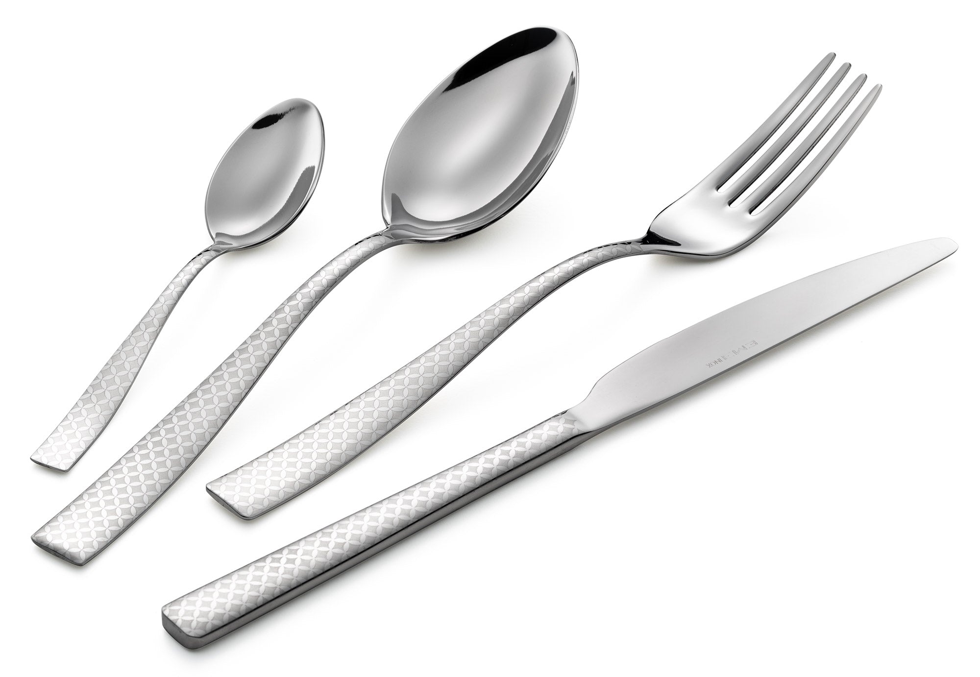 Servizio Set di Posate 24 Pezzi in Acciaio Eme Infinity Monogram