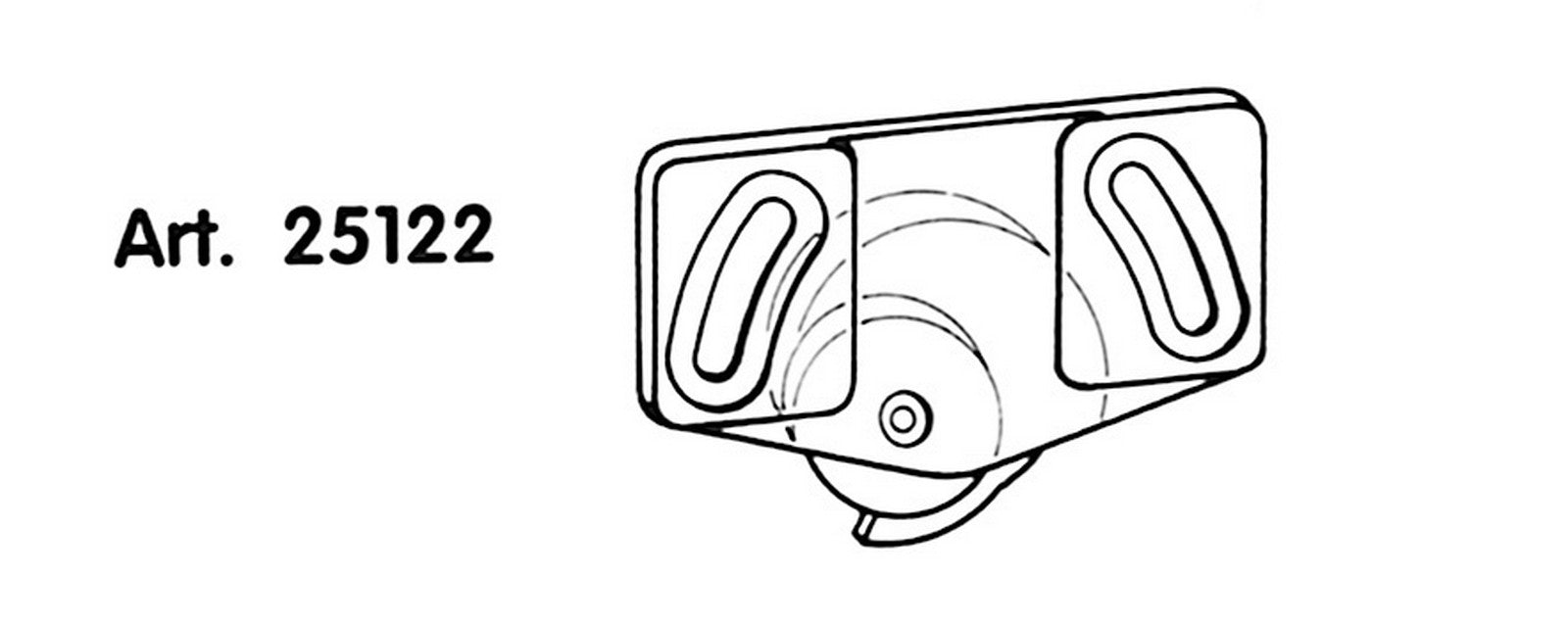 50pz scorrevole regolazione art. c0038 (inferiore) cod:ferx.31057