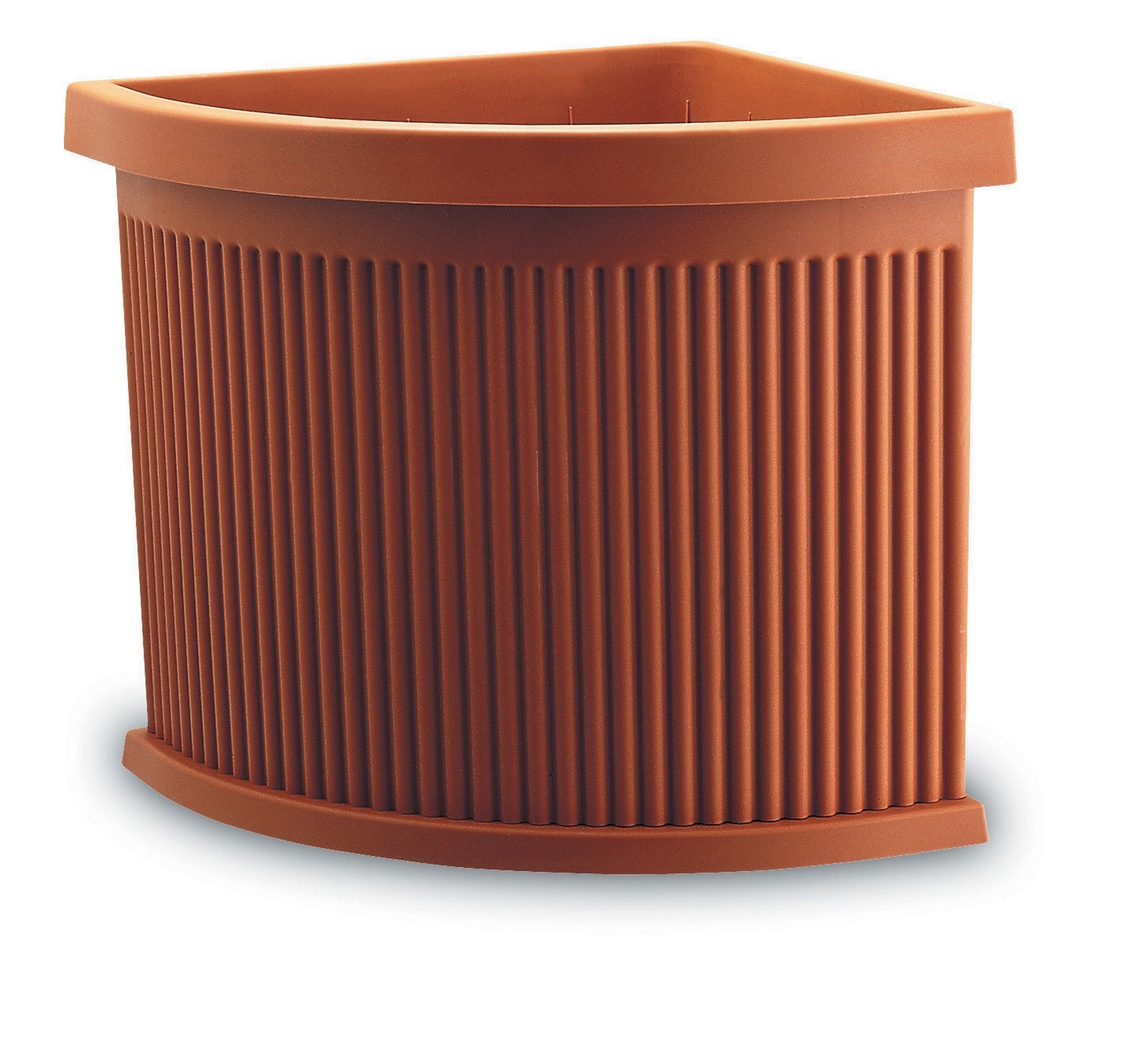 vaso in plastica "ionio" con sottovaso cod:ferx.31792