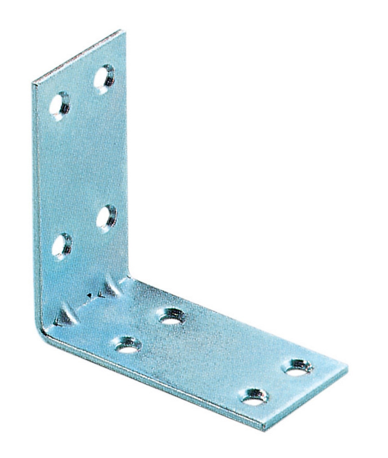 50pz piastrina zincato ad angolo 8 fori 50x50 mm cod:ferx.33358