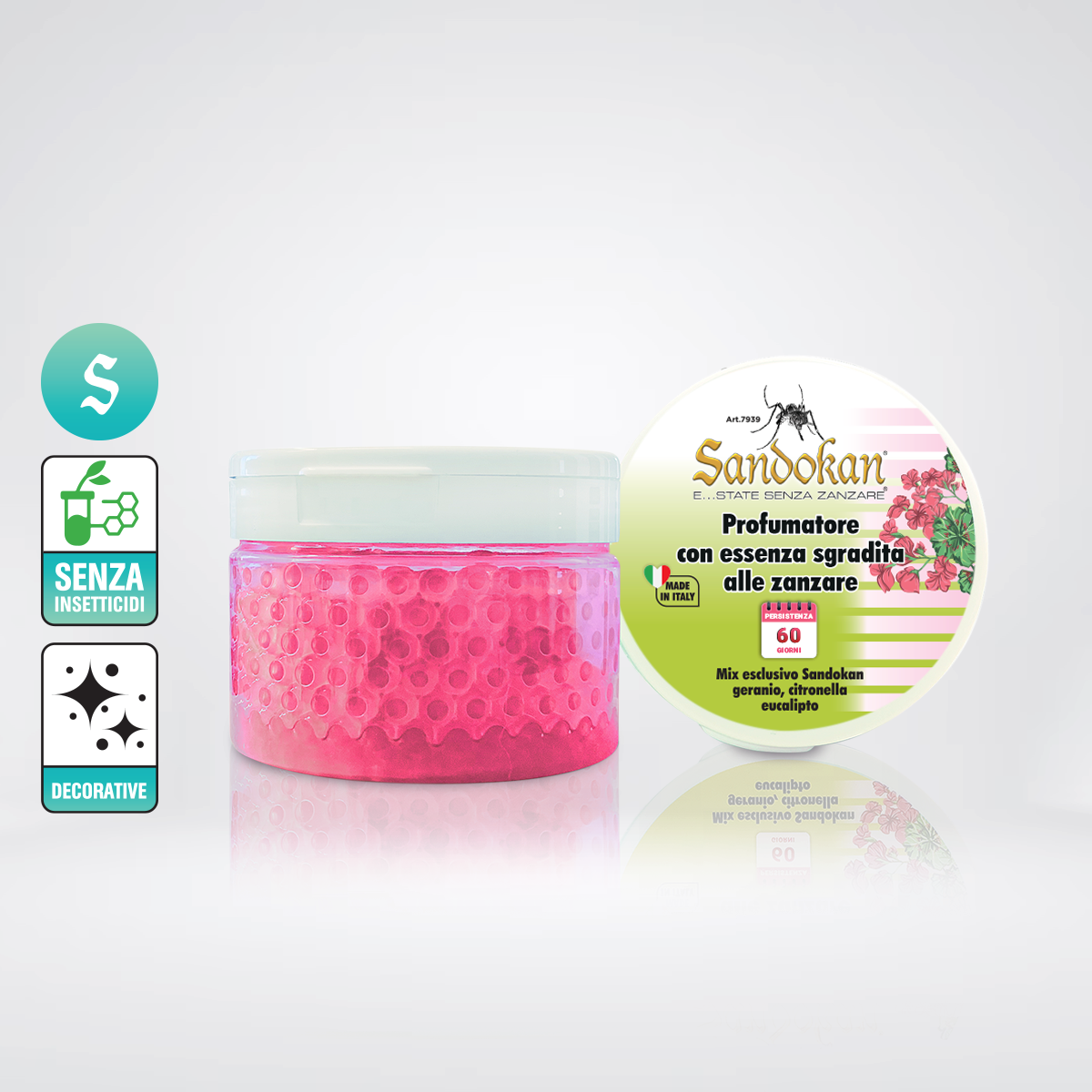 Sfere d'acqua profumate per l'uomo sgraditi alle zanzare colorate - 2 pezzi