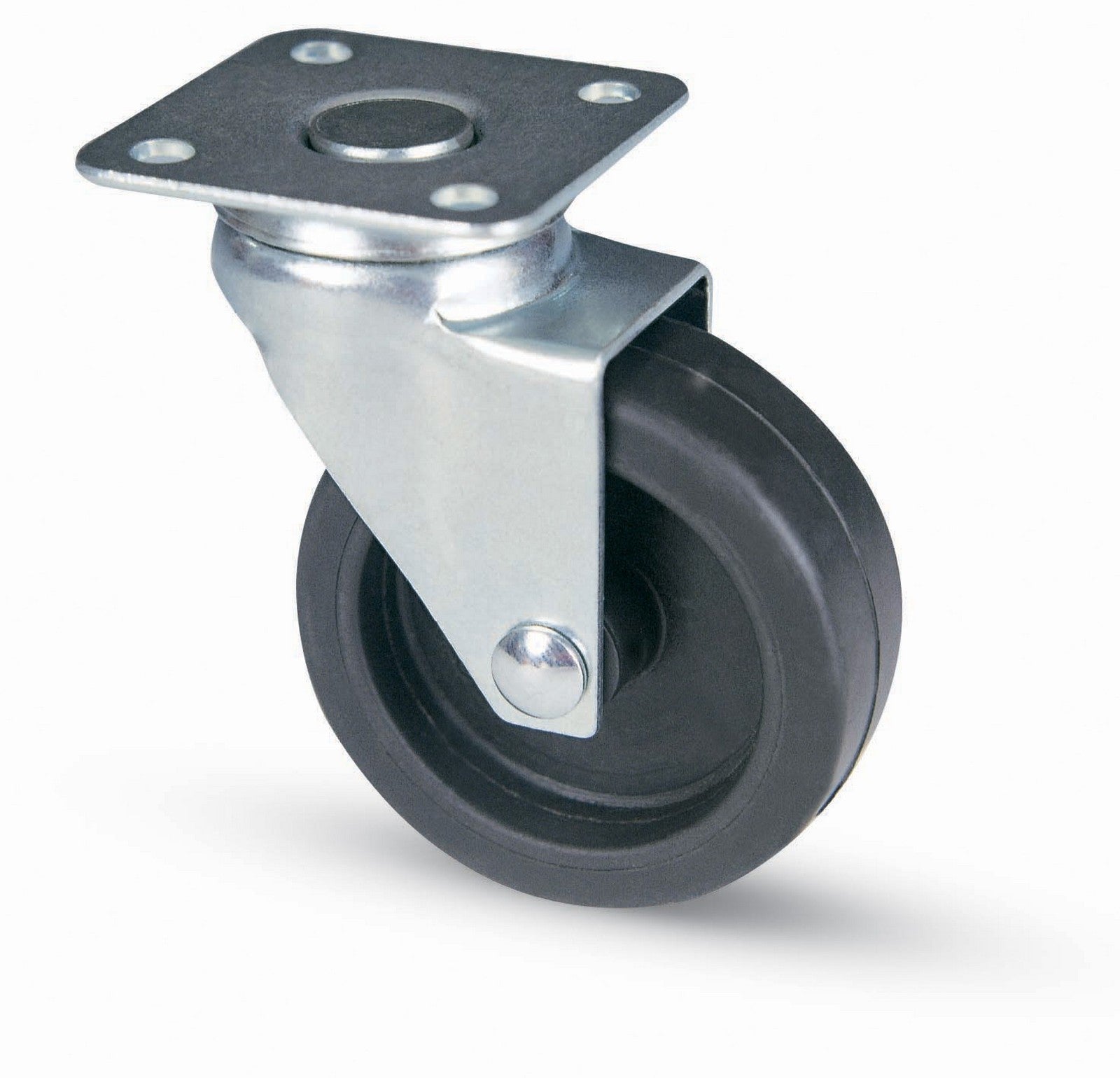 20pz ruota per mobili gomma art.220 d.50 mm piastra cod:ferx.36169