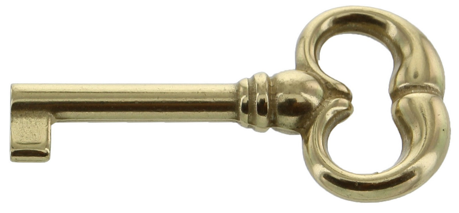 25pz chiave antichizzata art.33730 mm.35/62 ottone lucido cod:ferx.372