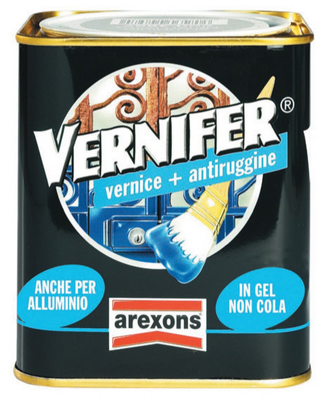 vernice e antiruggine vernifer brillante grigio perla ml 750 colore 4874 cod:ferx.37781