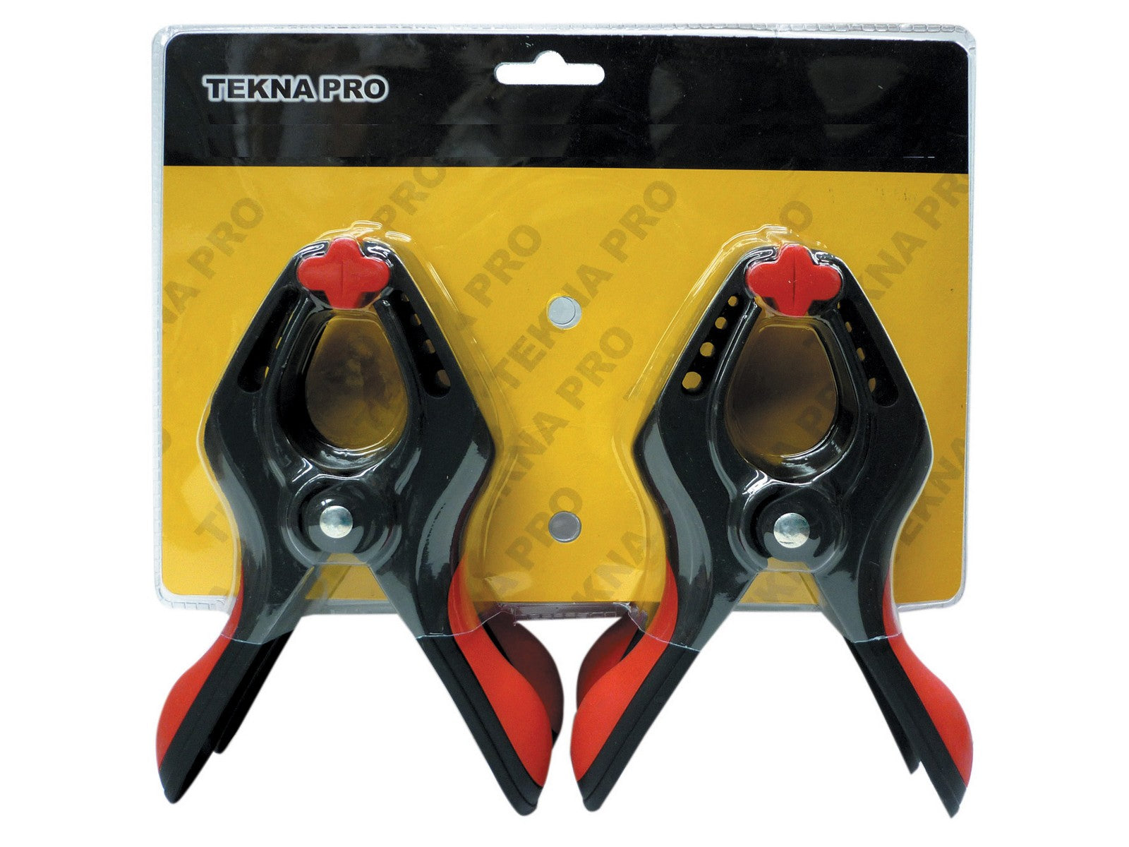 10pz mini morsetti a molla serratura 25mm.bl.4 pz. cod:ferx.38395