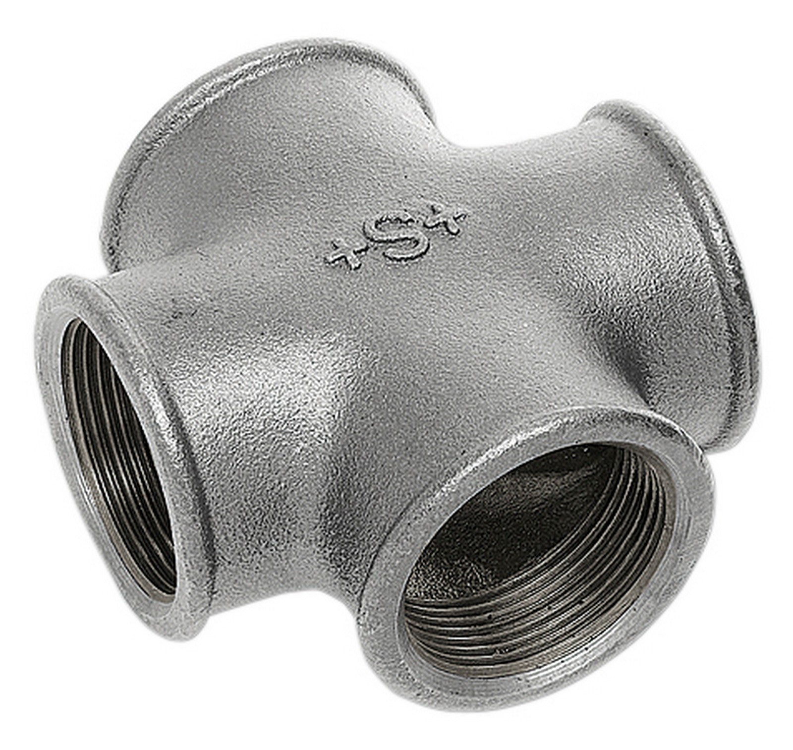 5pz croce uguale ghisa zincata gr.1 figura 180 cod:ferx.3881