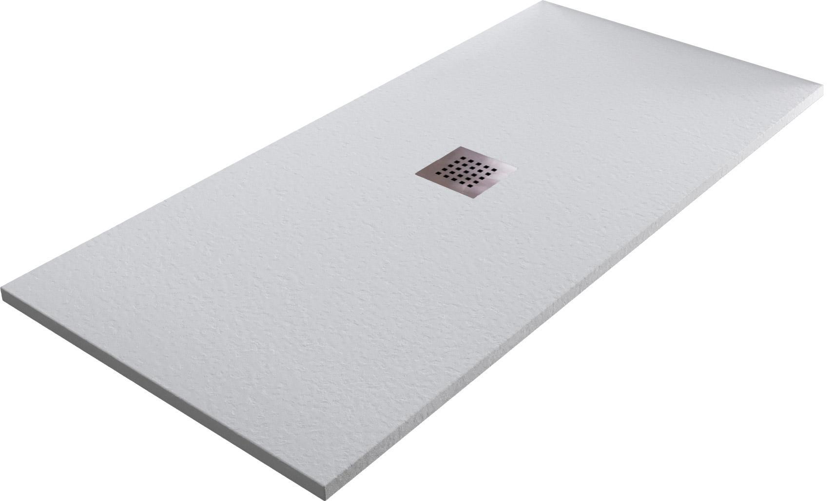 Piatto Doccia in Pietra 70x170 cm Bonussi Ardesia Stone Central Grigio