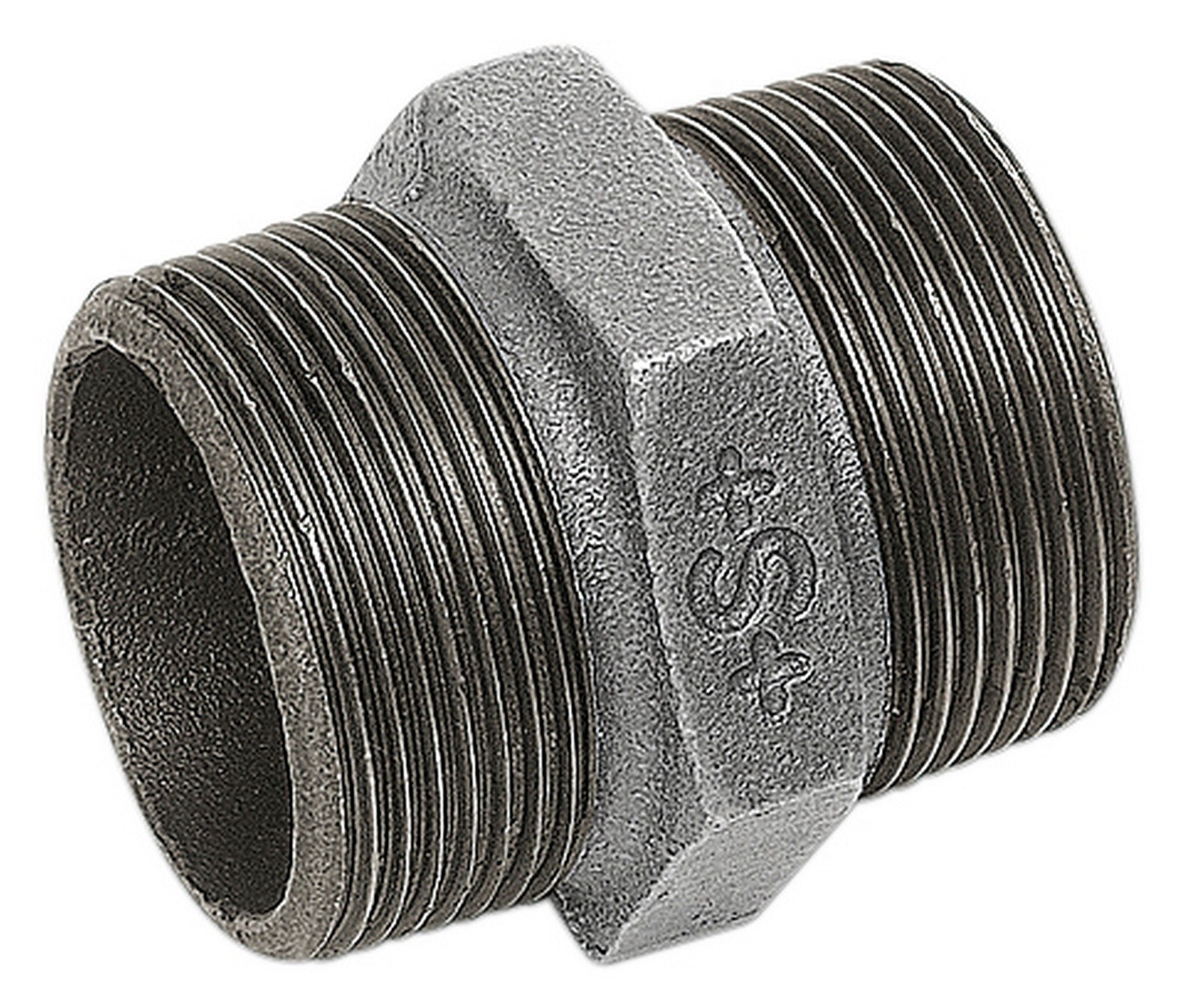 10pz vite doppia ghisa zincata gr.3/8 figura 280 cod:ferx.3908