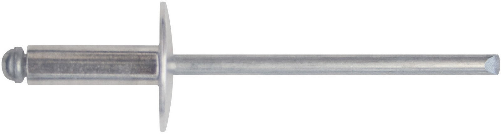 10pz confezione rivetti corpo in alluminio testa larga 4,8x16 da pz. 50 cod:ferx.49105