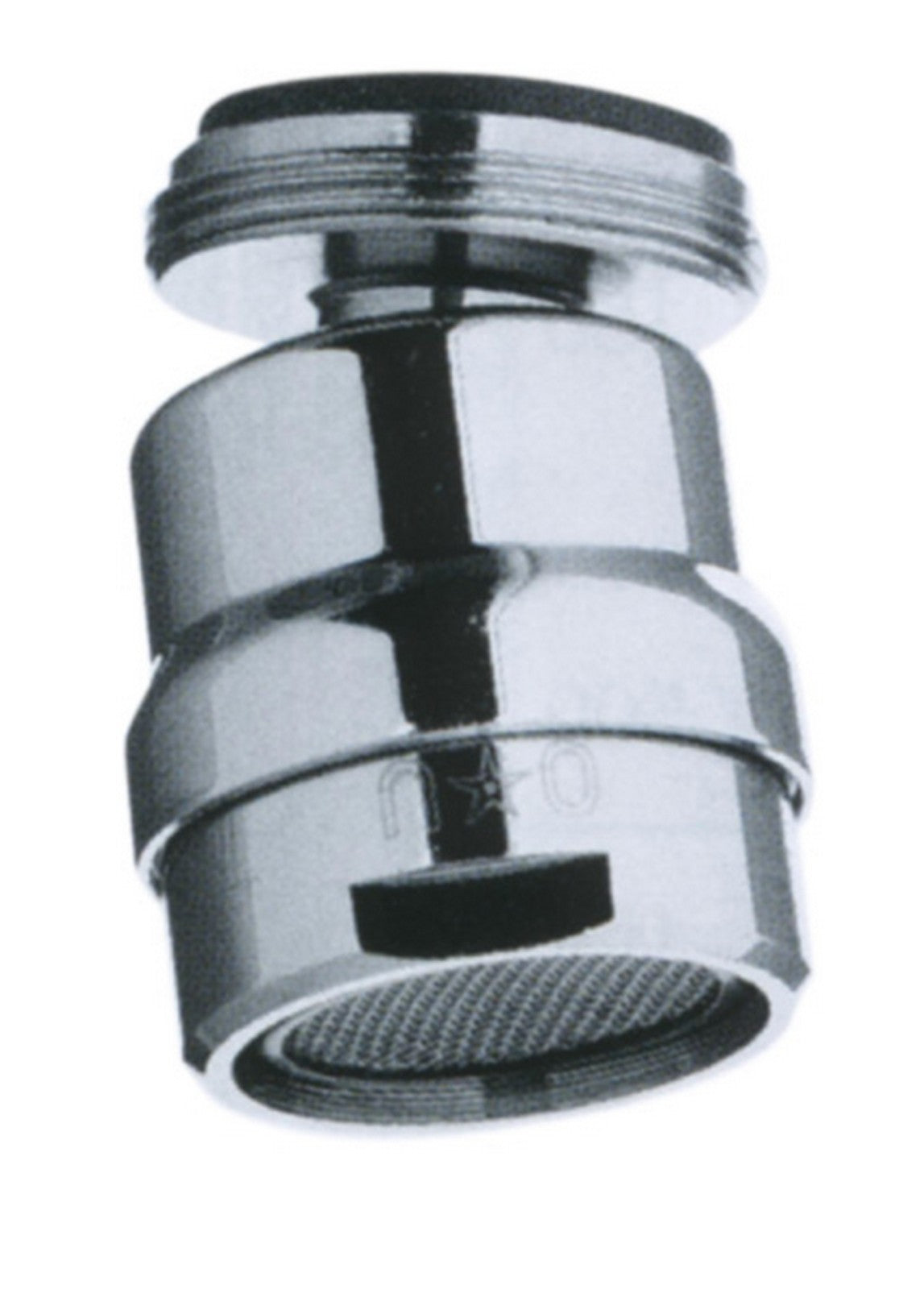 aereatore cromato con snodo mm.24x1" maschio cod:ferx.5081