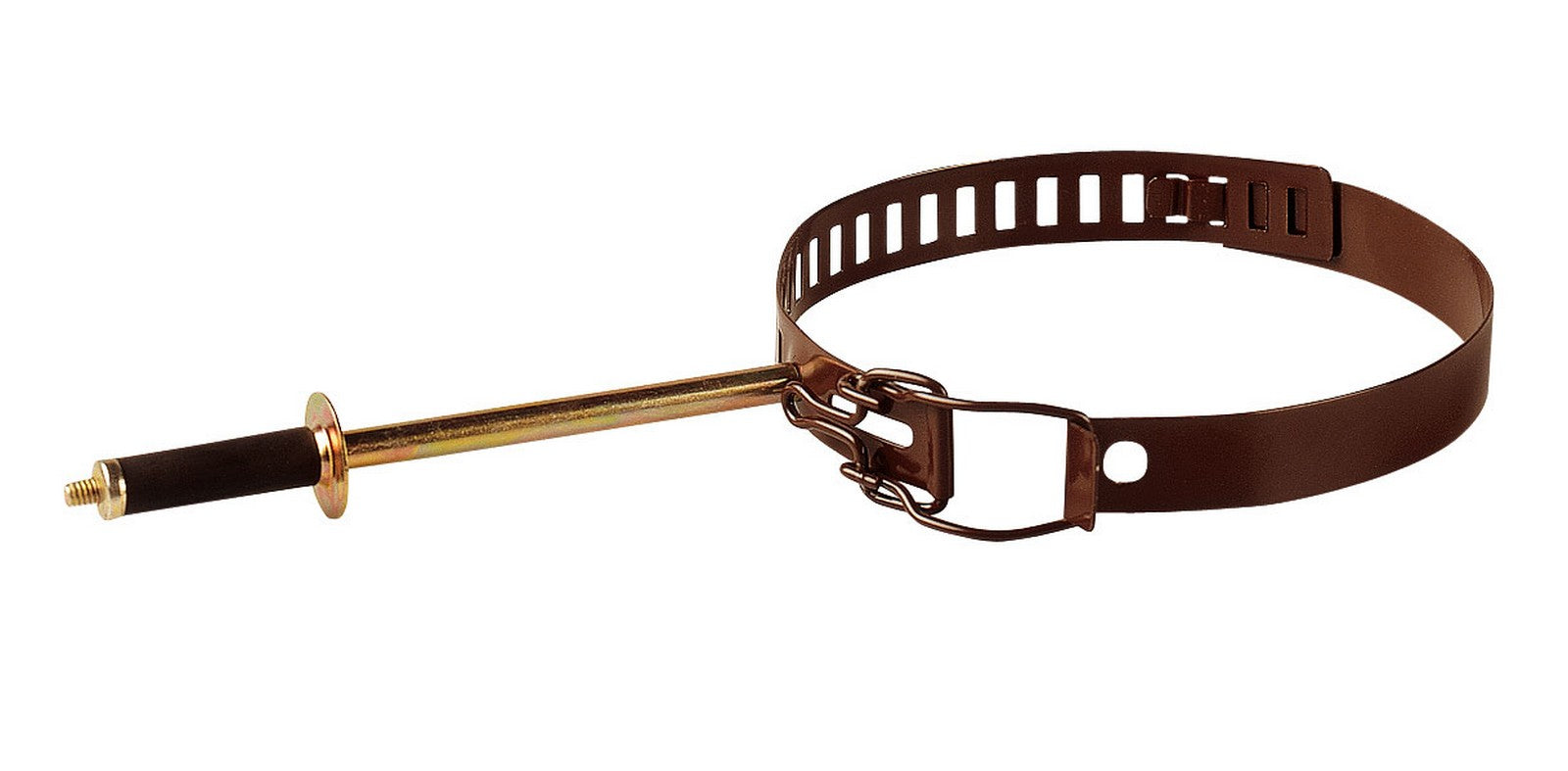 25pz collari x tubi di stufa marroni cm.8-14 cod:ferx.5442