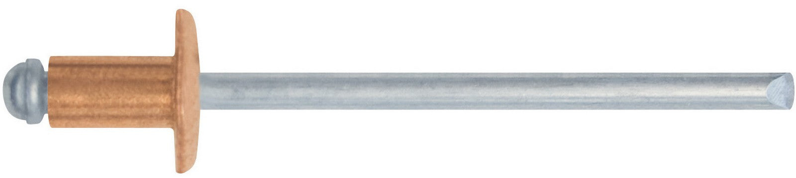 10pz confezione rivetti rame 3,4x11 da pz.100 cod:ferx.5661