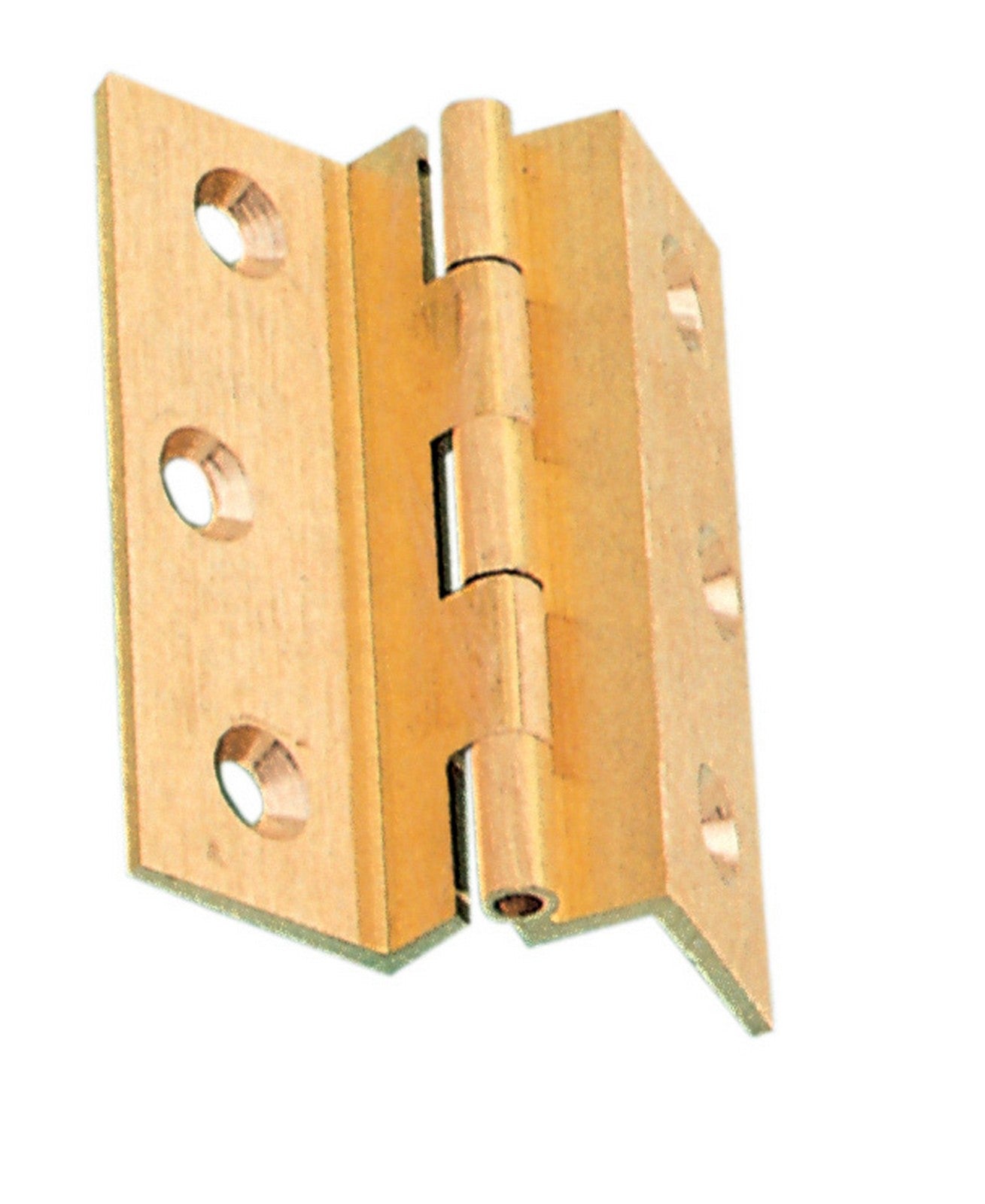 1blister blister cerniere in ottone profilato con collo finitura oro bronzato altezza 40mm x lunghezza 35mm (pz.2) cod:ferx.59916