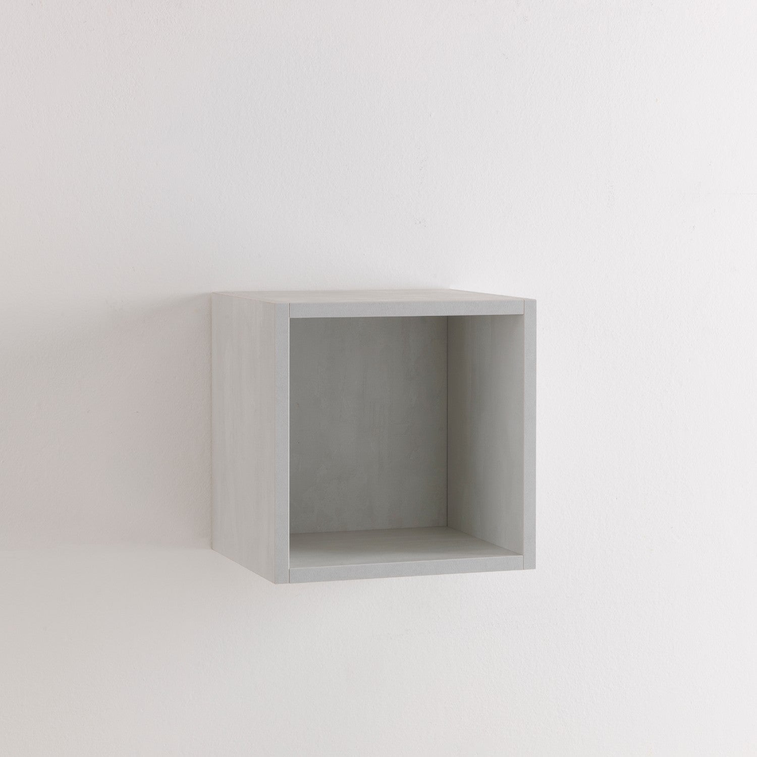 Pensile a Giorno da Soggiorno 34x27x34 cm in Legno TFT Marte Pietra Bianca