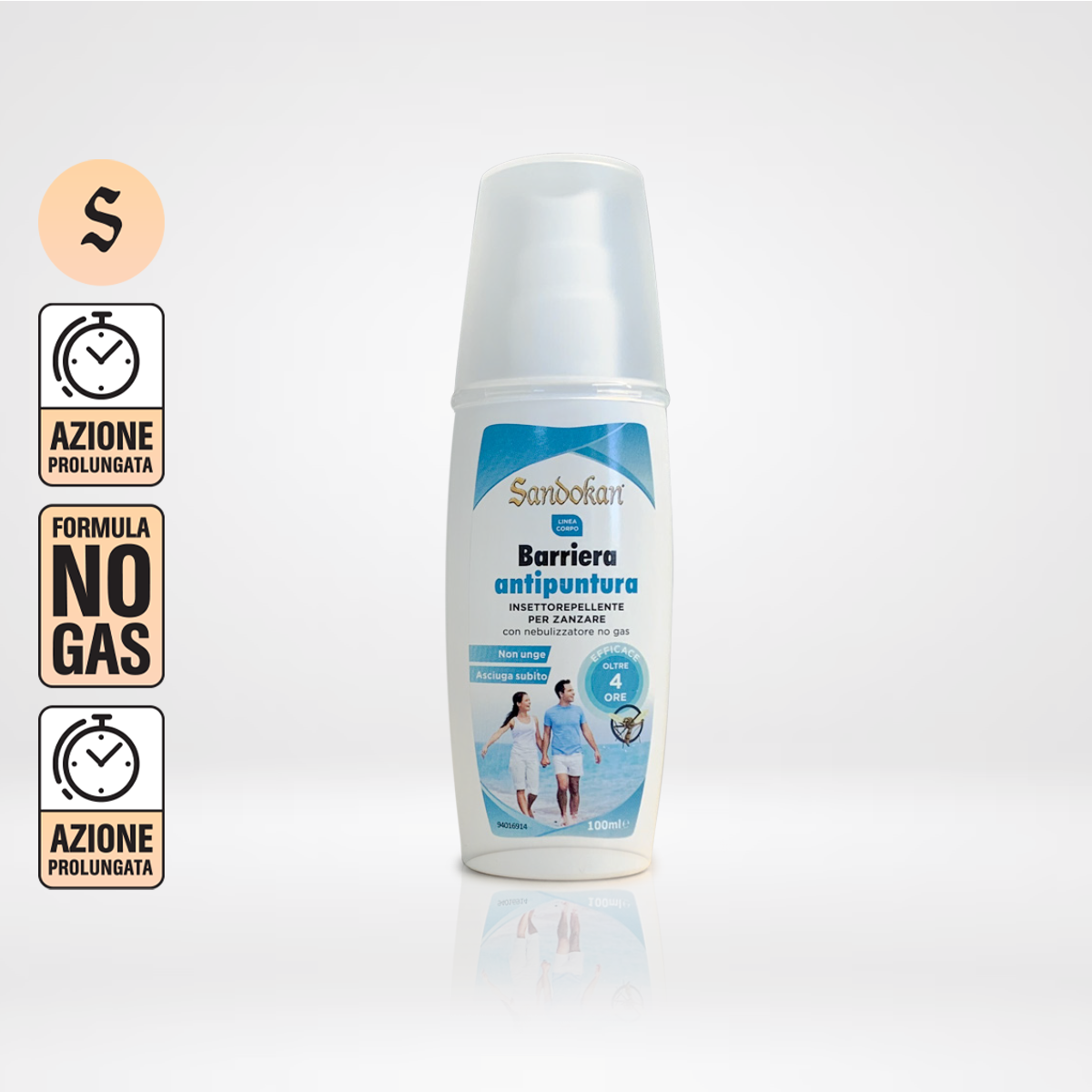 Spray corpo no-gas "Barrier antipuntura" 2 Pezzi