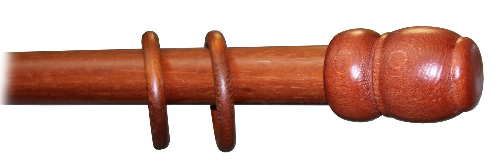 bastone a strappo d 35 mm ciliegio 150 cm senza supporti cod:ferx.7075