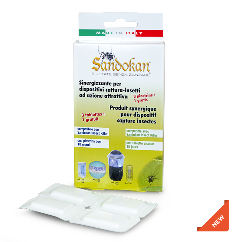 Confezine 4 piastrine attrattive da abbinare agl'elettroinsetticidi 2 Confezioni